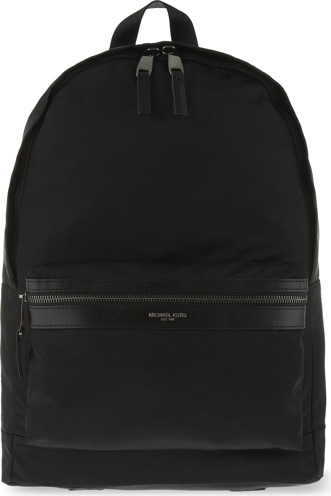 michael kors mens travis nylon backpack