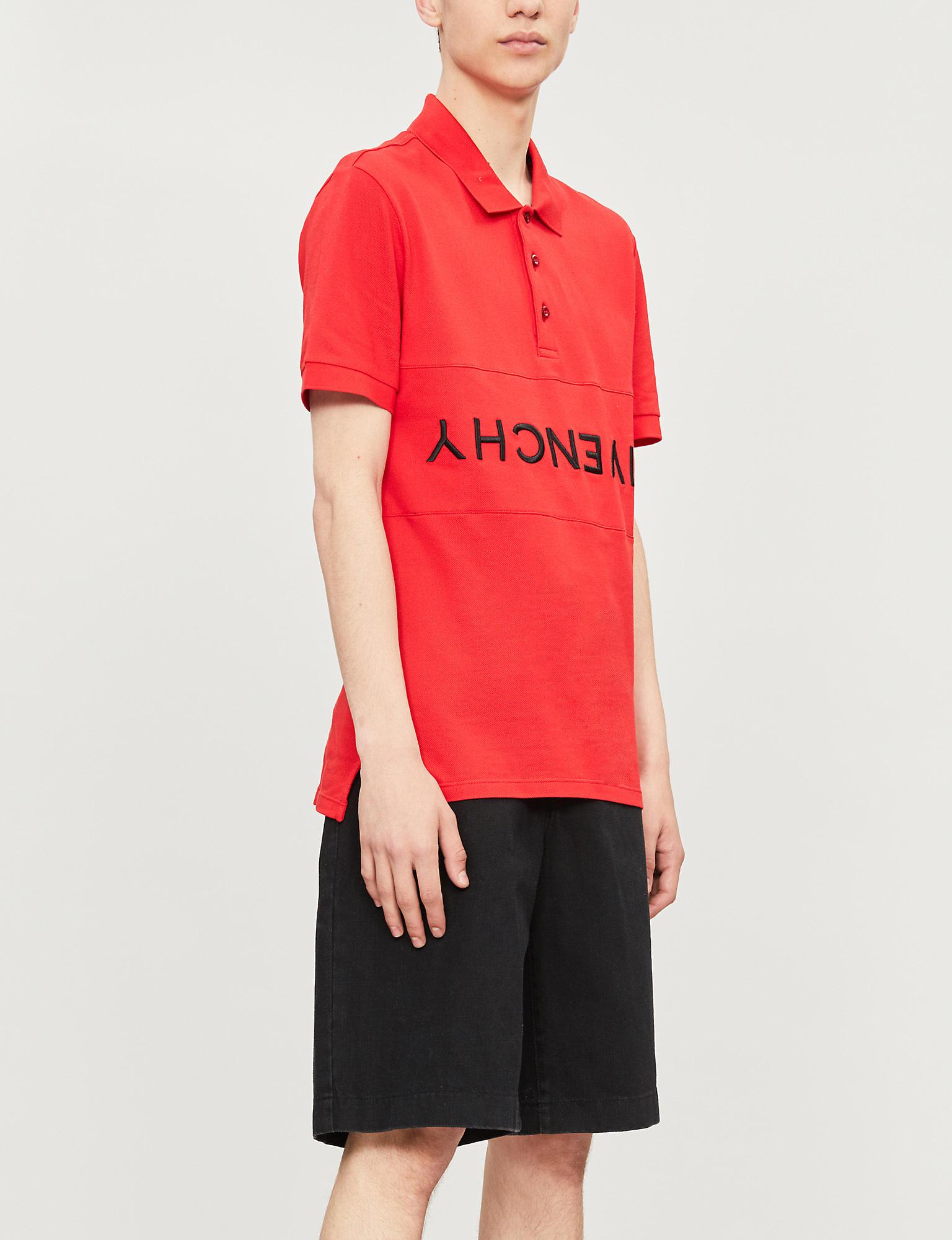 givenchy red polo