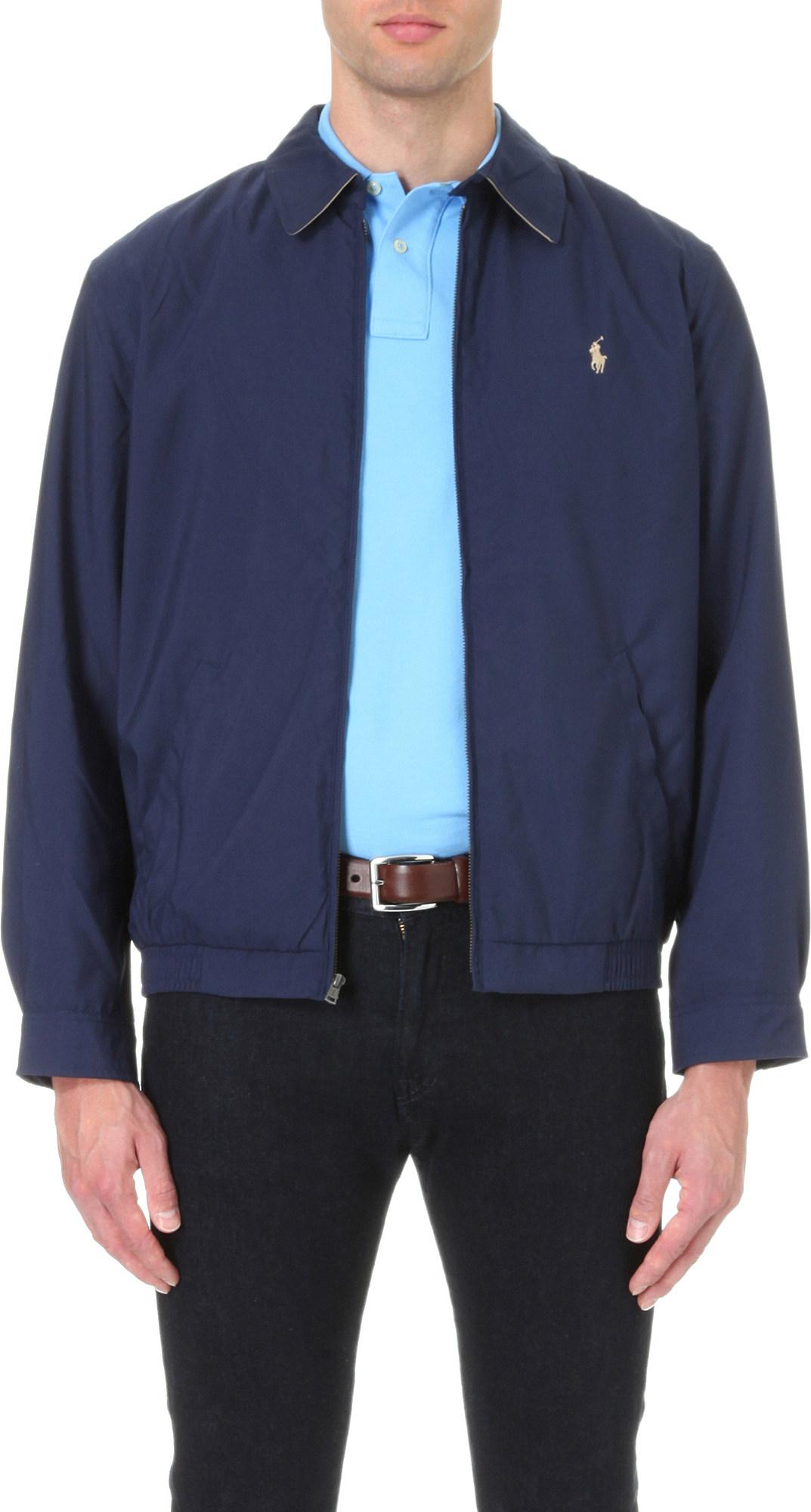 Lyst - Polo Ralph Lauren New Fit Bi-swing Windbreaker Jacket in Blue ...