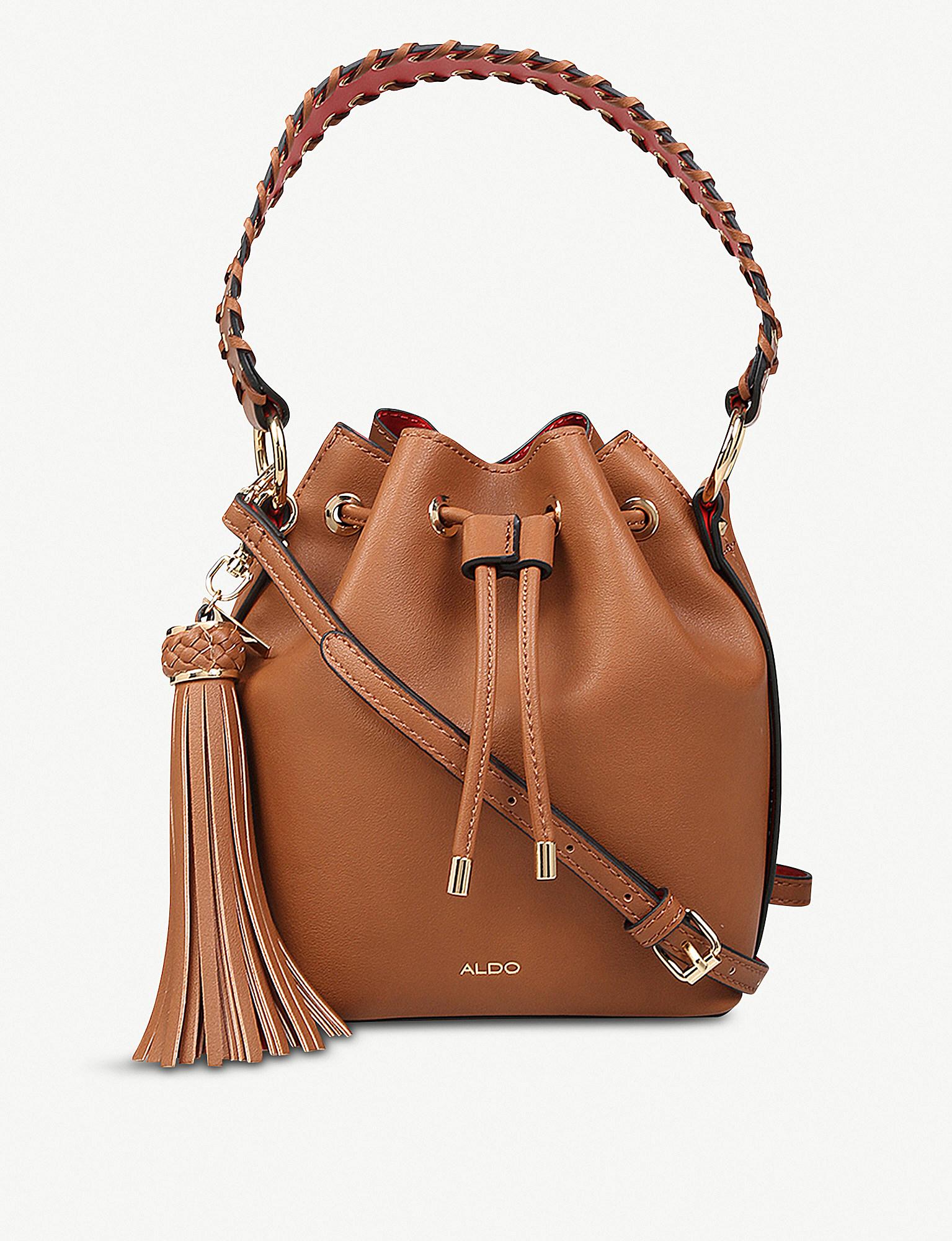 Lyst ALDO Dororyth Fauxleather Bucket Bag in Brown