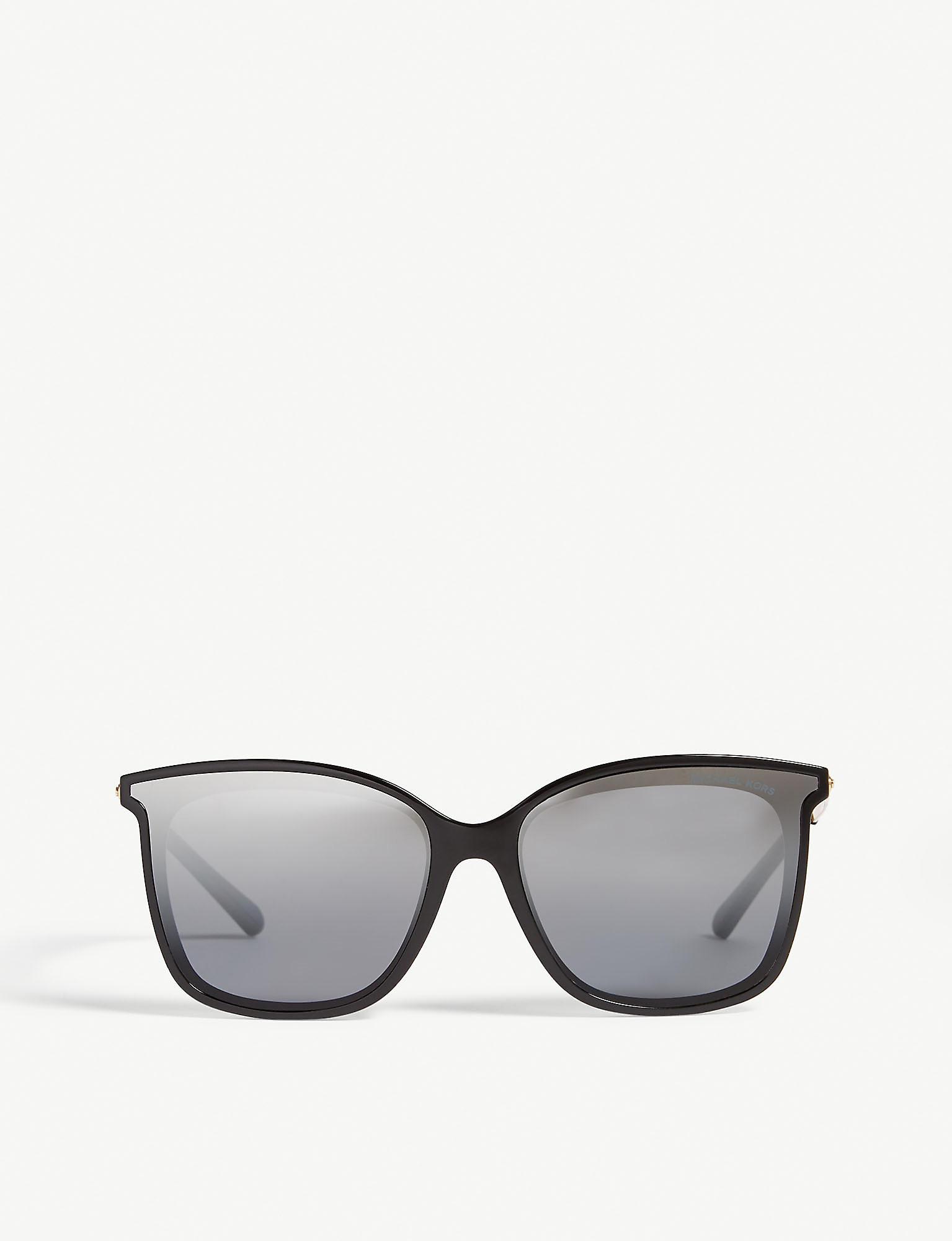 Michael Kors Zermatt Square-frame Sunglasses in Black - Lyst