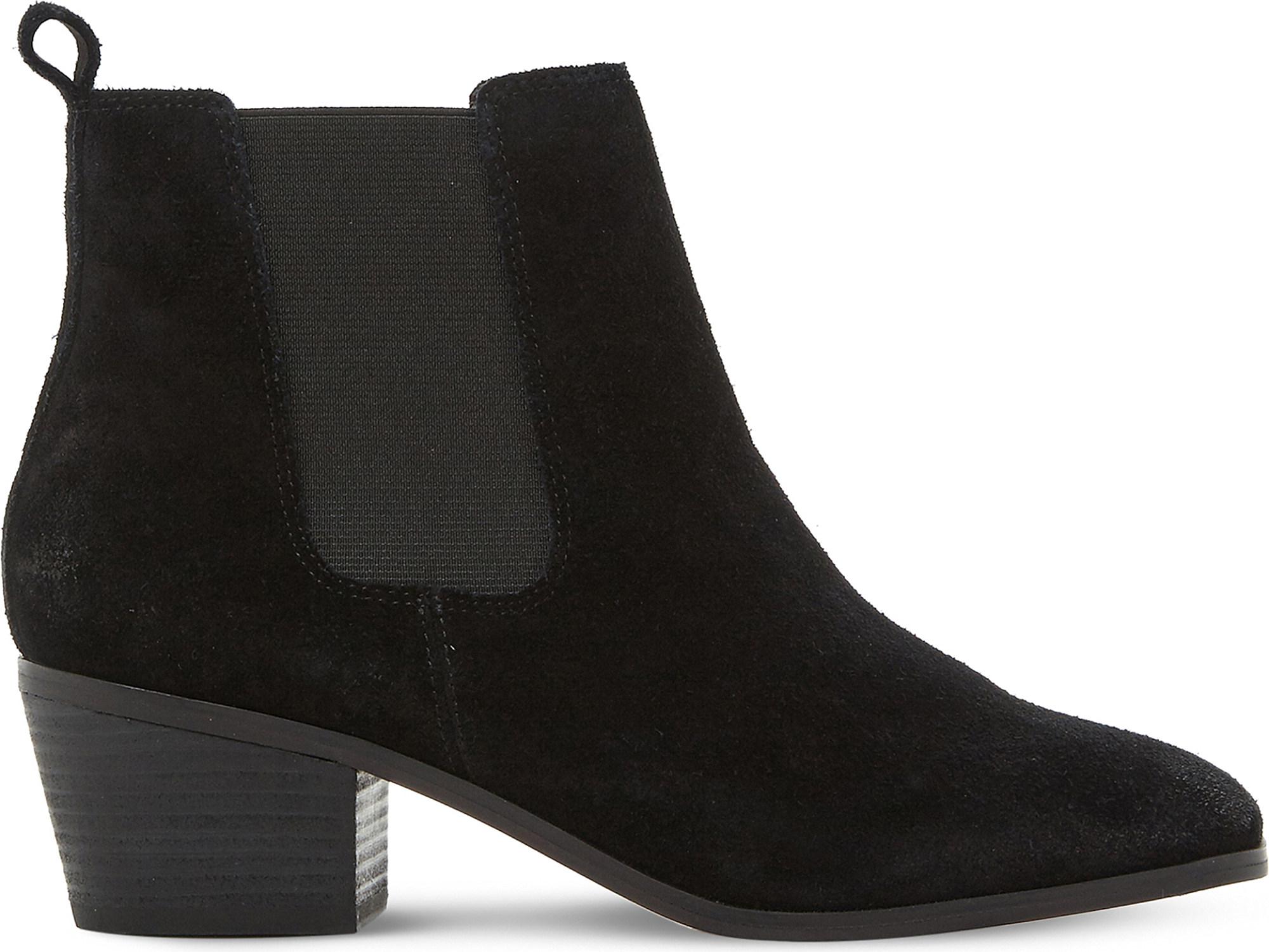 steve madden Black suede Radley Sm Suede Chelsea Boots