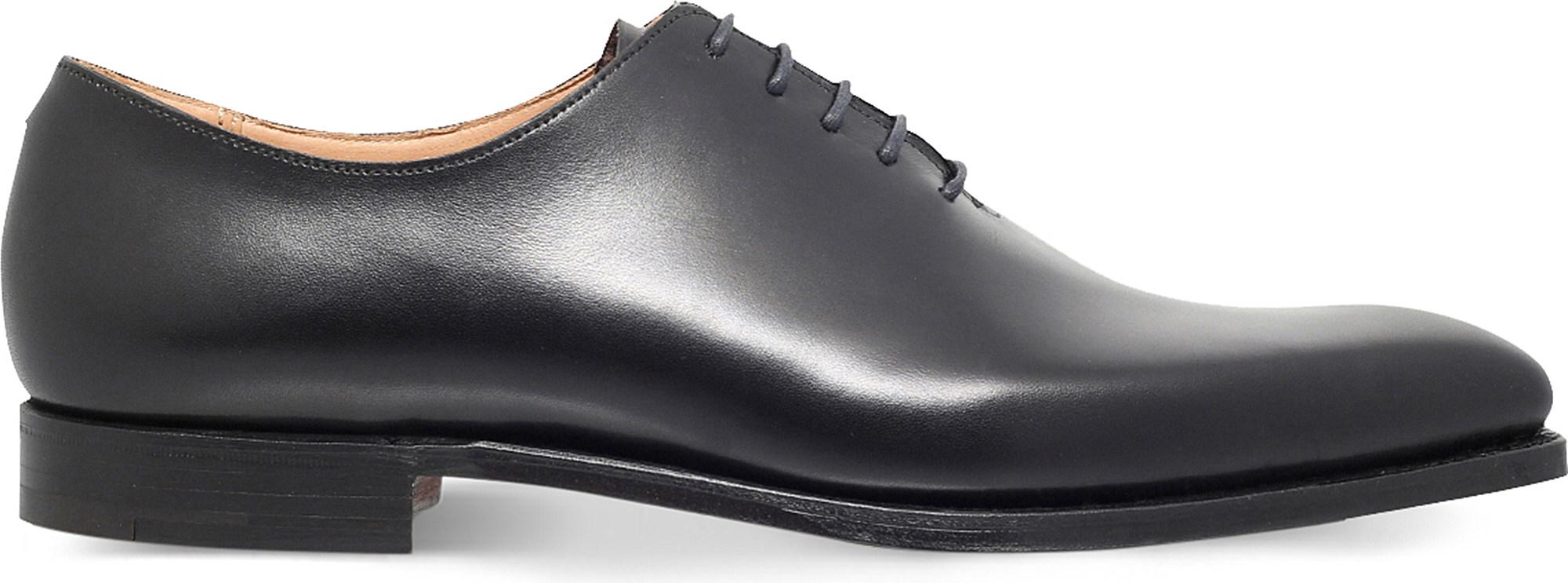 Lyst - Crockett And Jones Alex Leather Oxford Shoes in Black for Men
