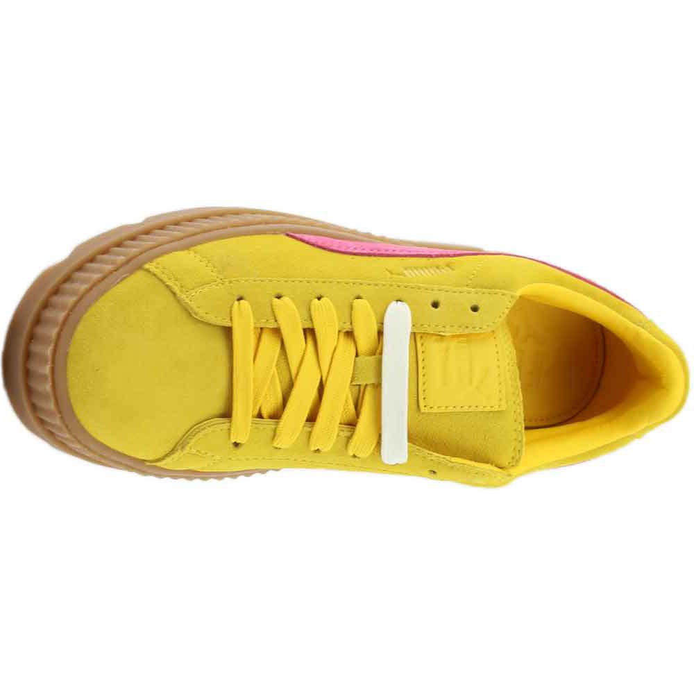 puma fenty trainer yellow women