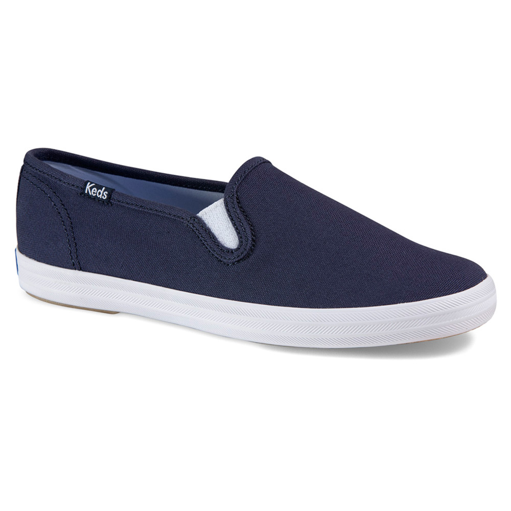 Keds Champion Oxford Slip On Canvas in Blue | Lyst