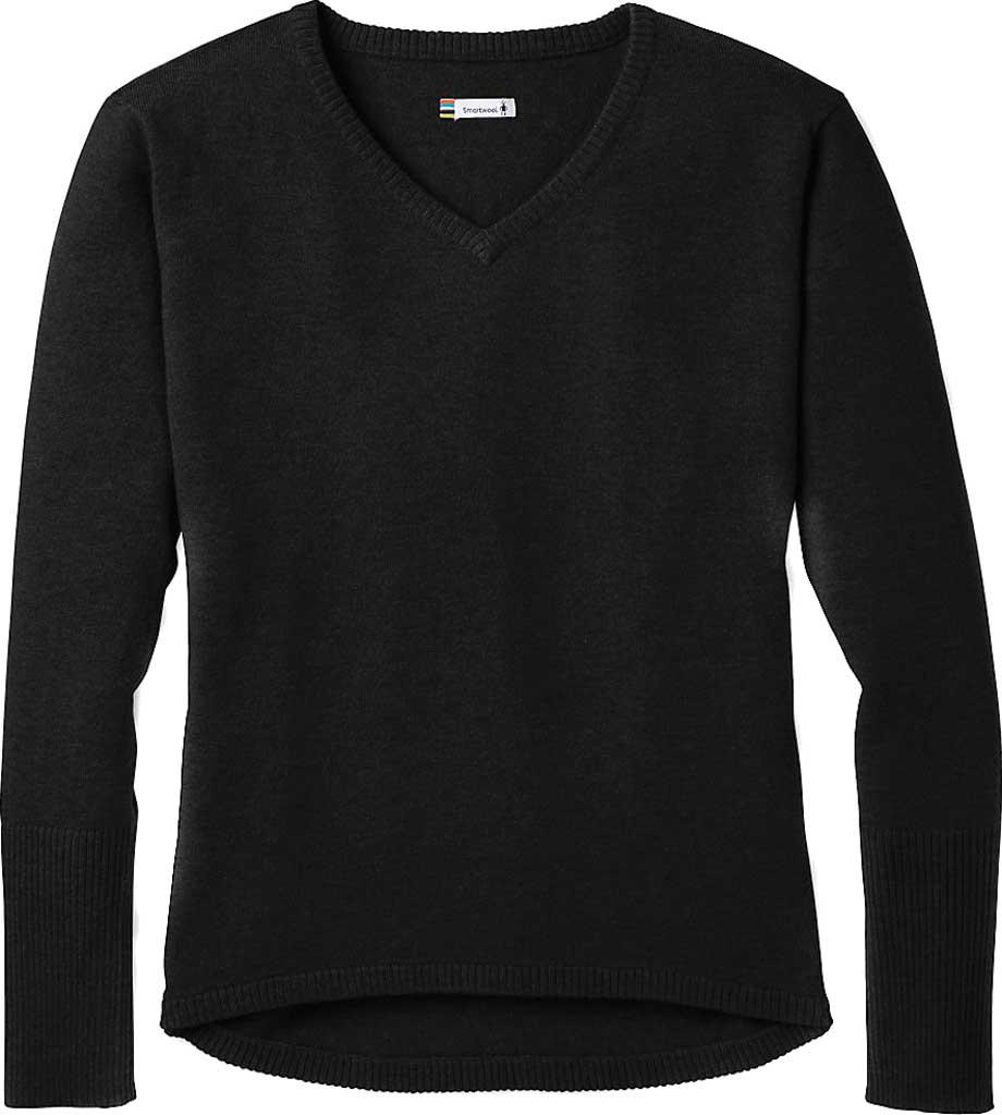 Lyst - Smartwool Shadow Pine V-neck Sweater in Black - Save 24. ...