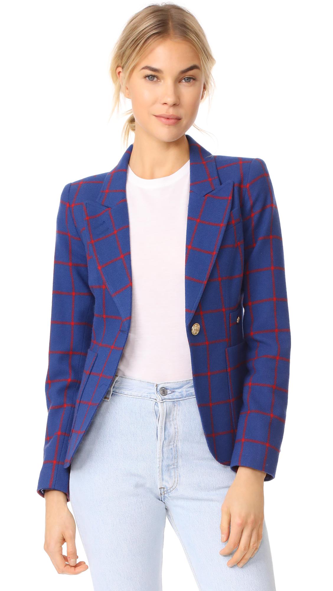 Lyst - Smythe Patch Pocket Duchess Blazer in Blue