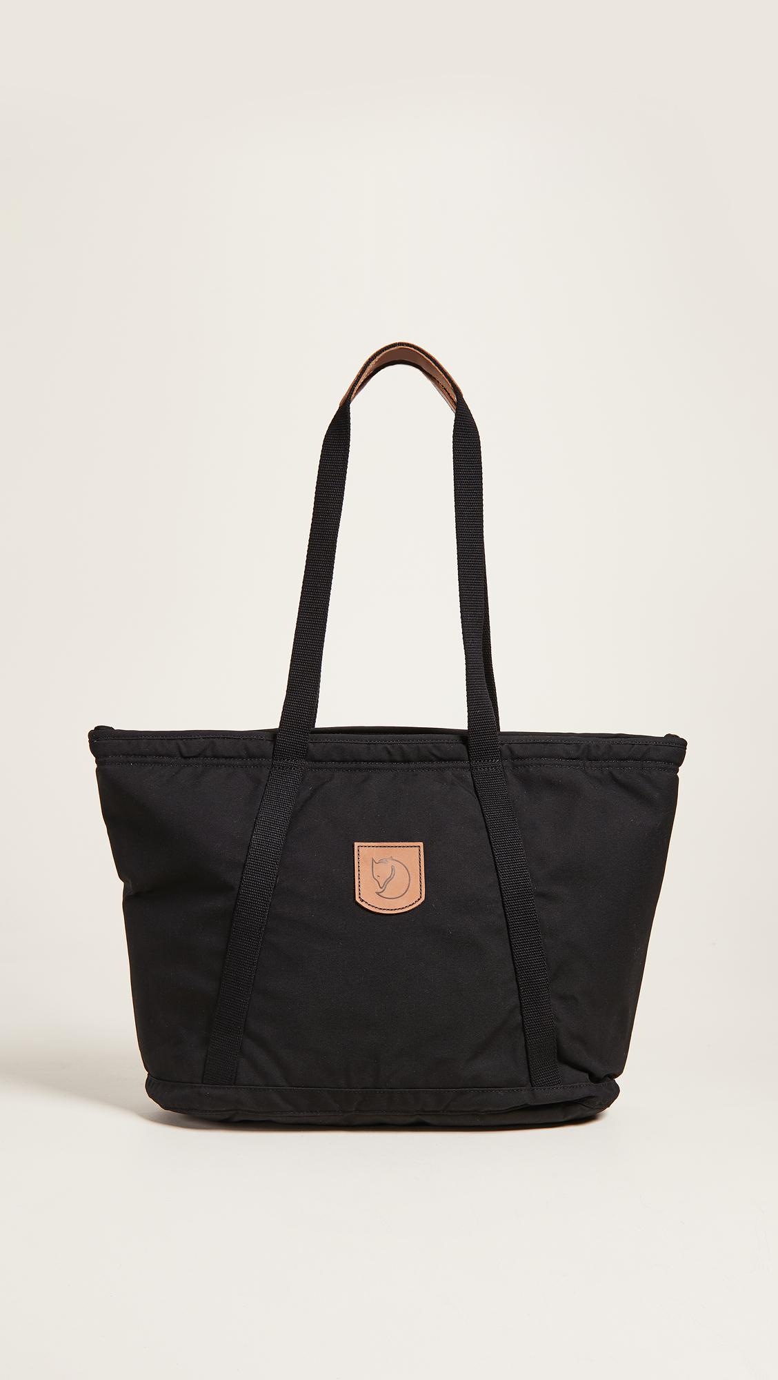 Lyst Fjallraven Totepack No.4 Wide Tote Bag in Black