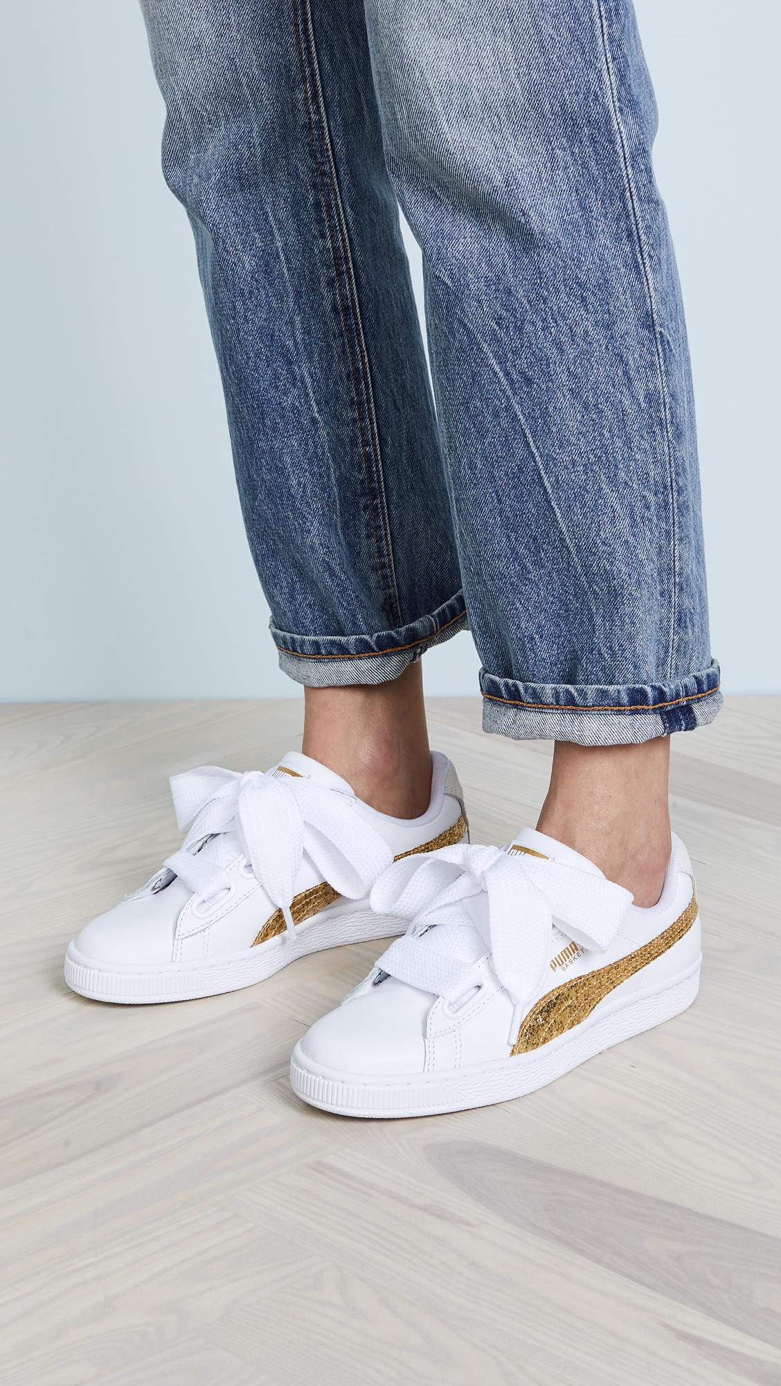 basket puma heart glitter basket puma heart glitter