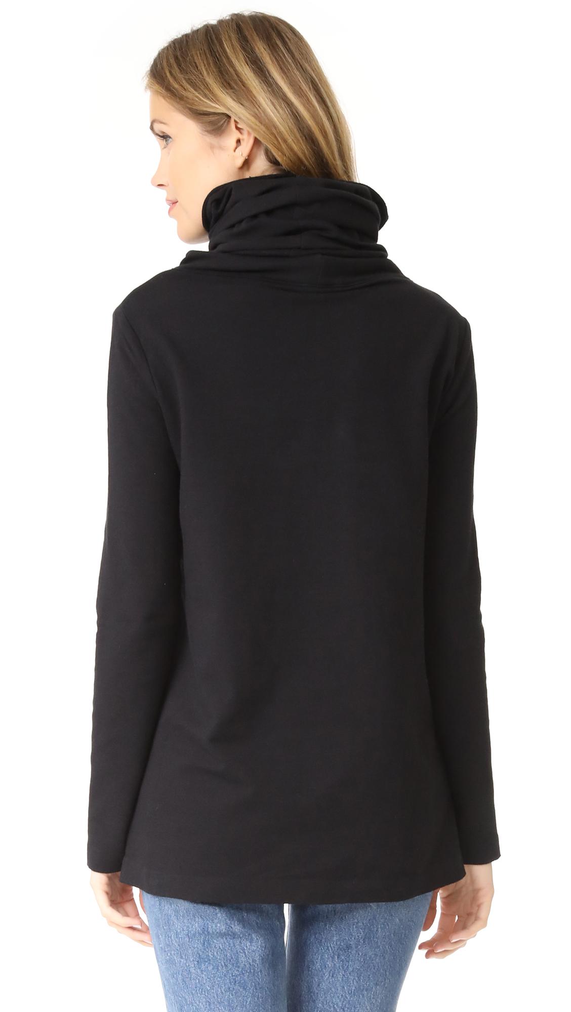 oversized turtleneck black