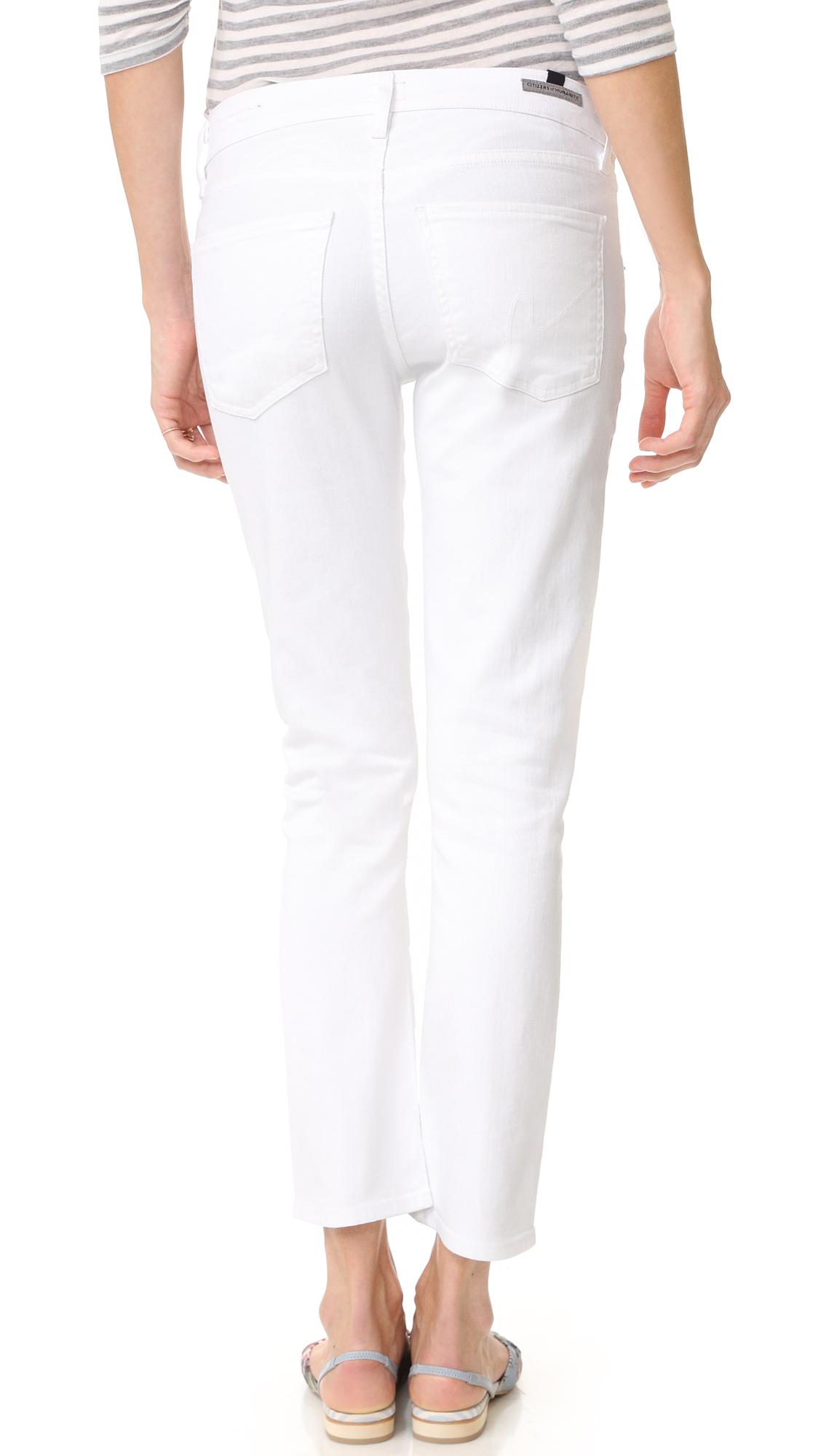 Citizens of Humanity Phoebe Maternity Jeans in White - Lyst