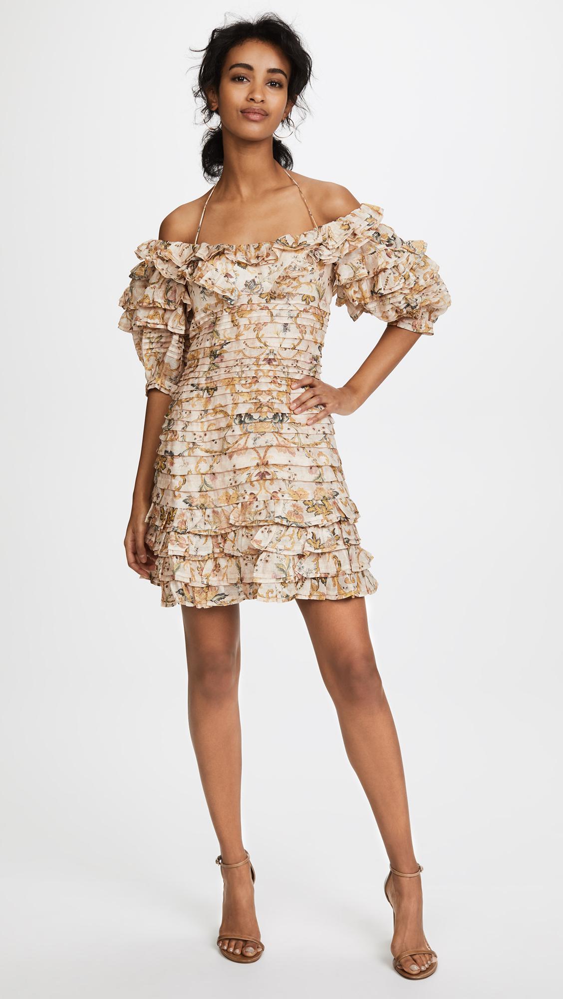 Lyst Zimmermann Painted Hearts Folds Dress