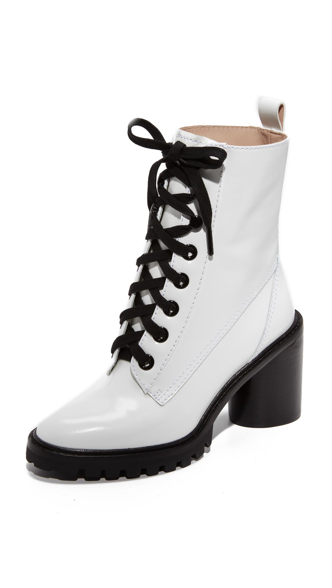 Lyst - Marc Jacobs Ryder Lace Up Ankle Boots in White