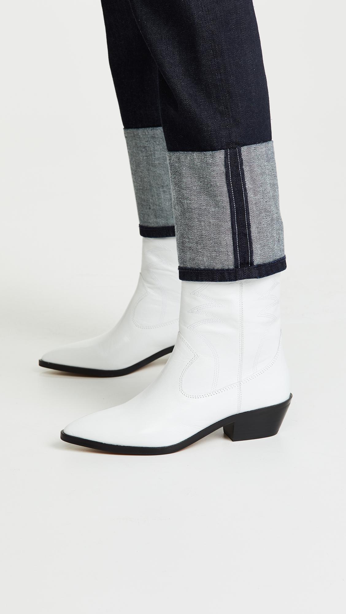 rebecca minkoff white combat boots