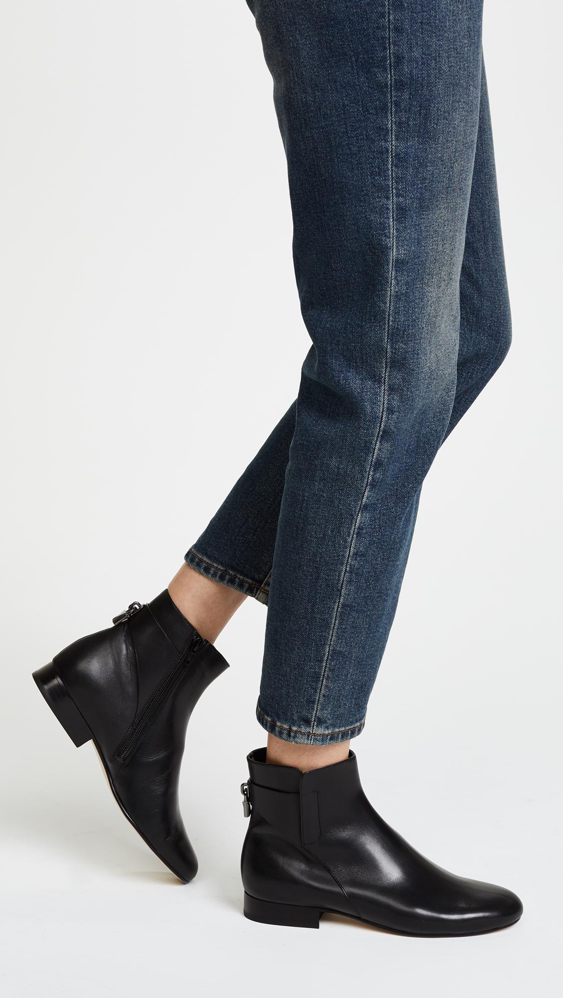 Lyst - MICHAEL Michael Kors Mira Flat Ankle Booties in Black