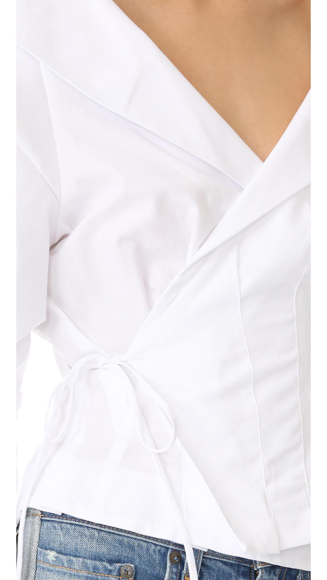 jacquemus white blouse