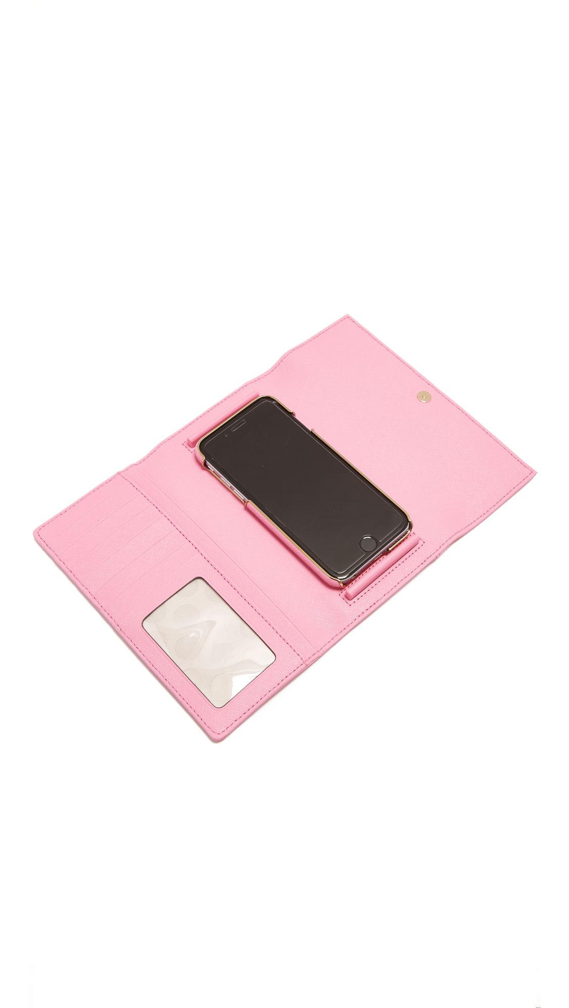 Kate spade new york Leather Iphone 6 / 6s Phone Wallet in Pink | Lyst