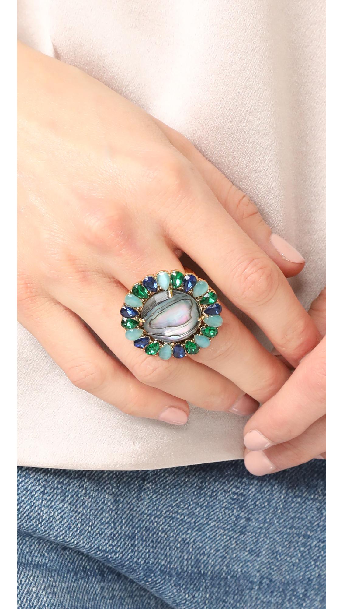 Kate Spade Peacock Way Ring Lyst