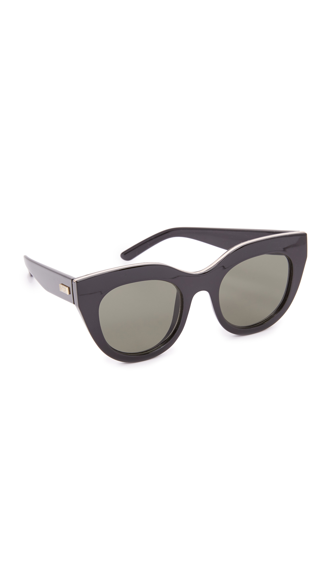 Le Specs Air Heart Sunglasses in Natural - Lyst