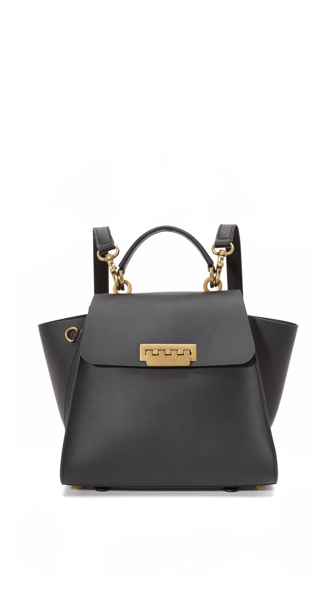 Zac zac posen Eartha Iconic Convertible Backpack in Black | Lyst