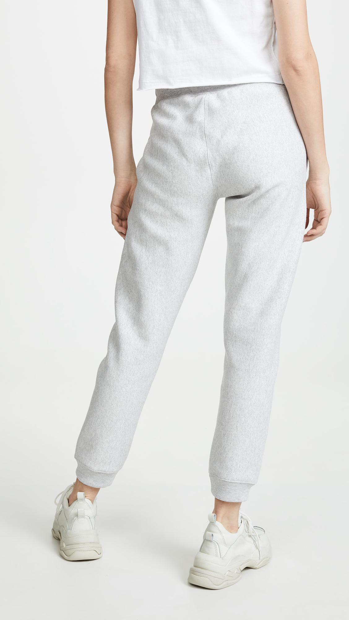 Champion Elastic Cuff Sweatpants in Gray - Lyst