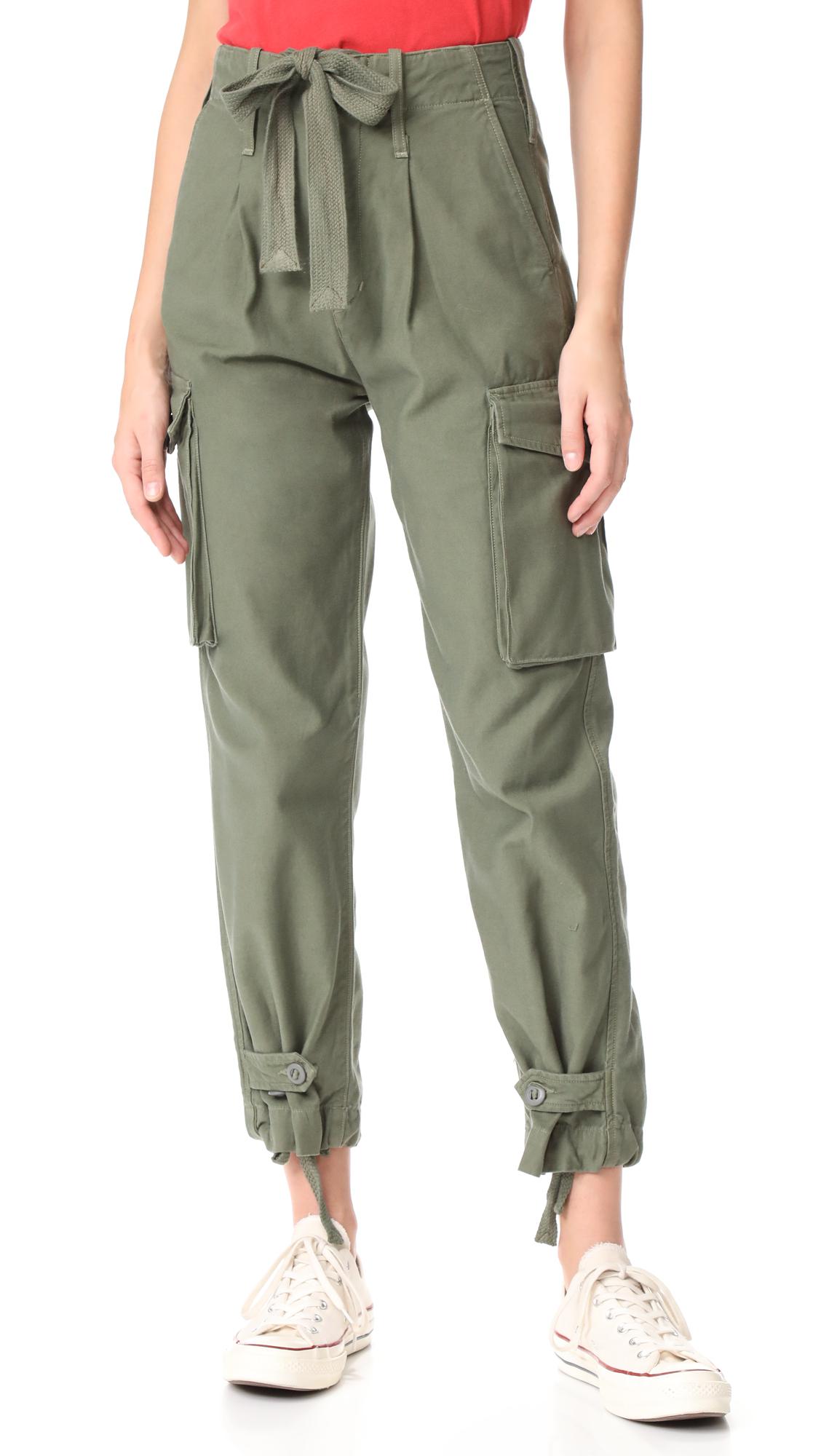 Lyst - Citizens Of Humanity Zoey High Waist Cargo Pants in Green