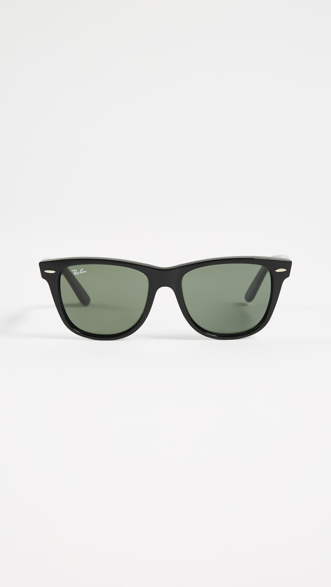 Lyst Ray Ban Outsiders Oversized Wayfarer Sunglasses In Black Save 2