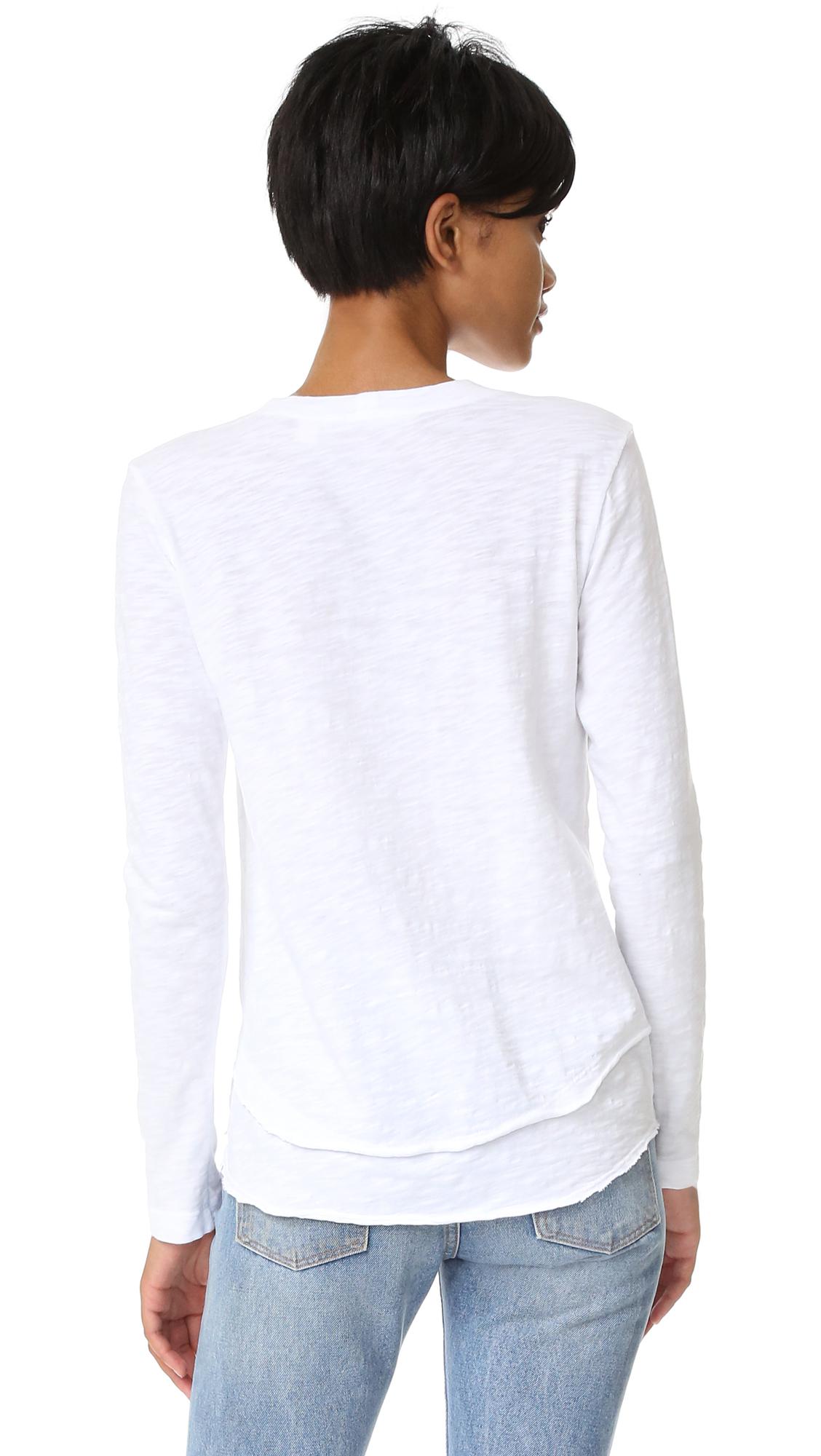 Download Lyst - Wilt Mock Layer Tee in White