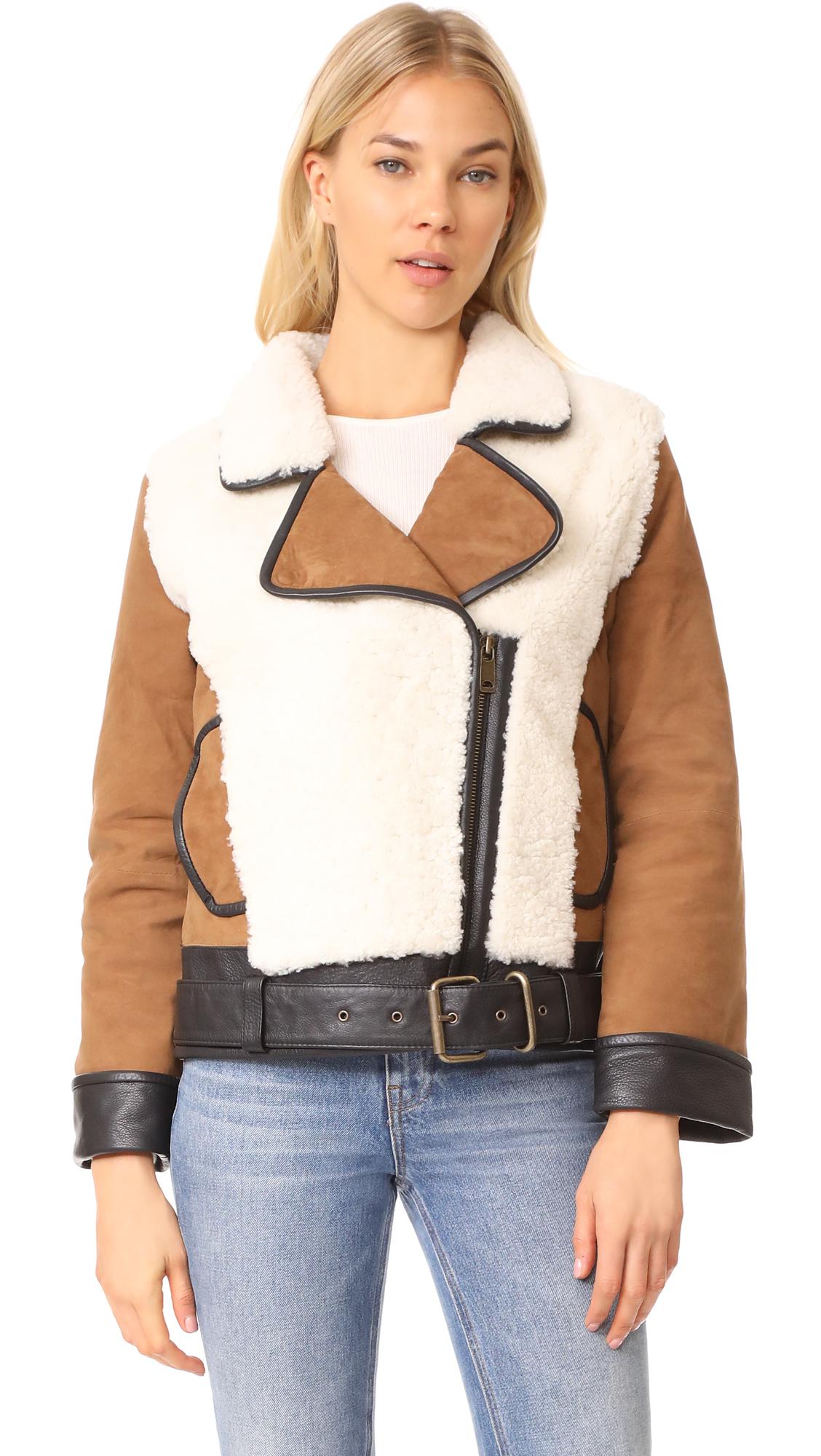 Lyst Scotch & Soda Teddy Biker Jacket