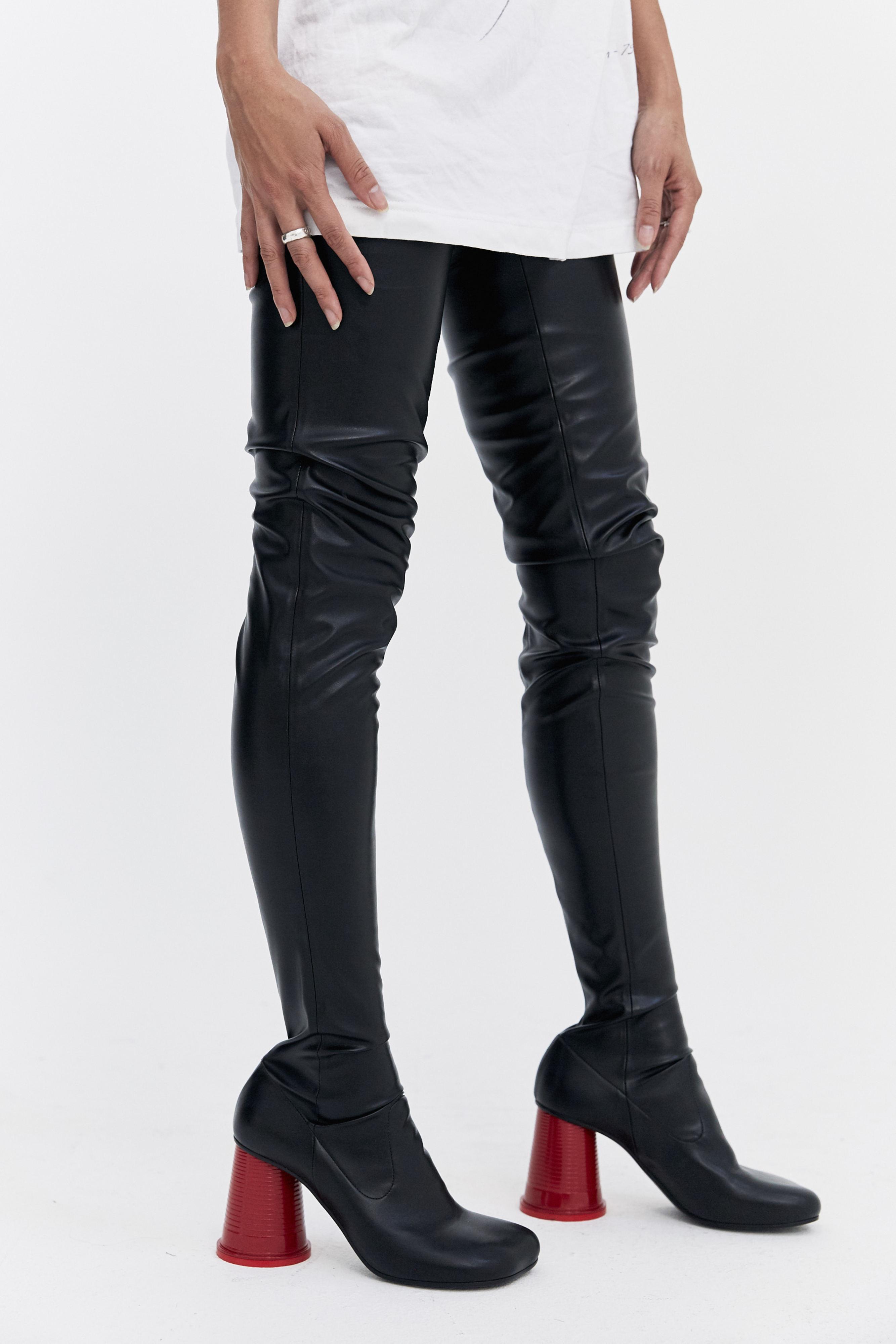 margiela thigh high boots