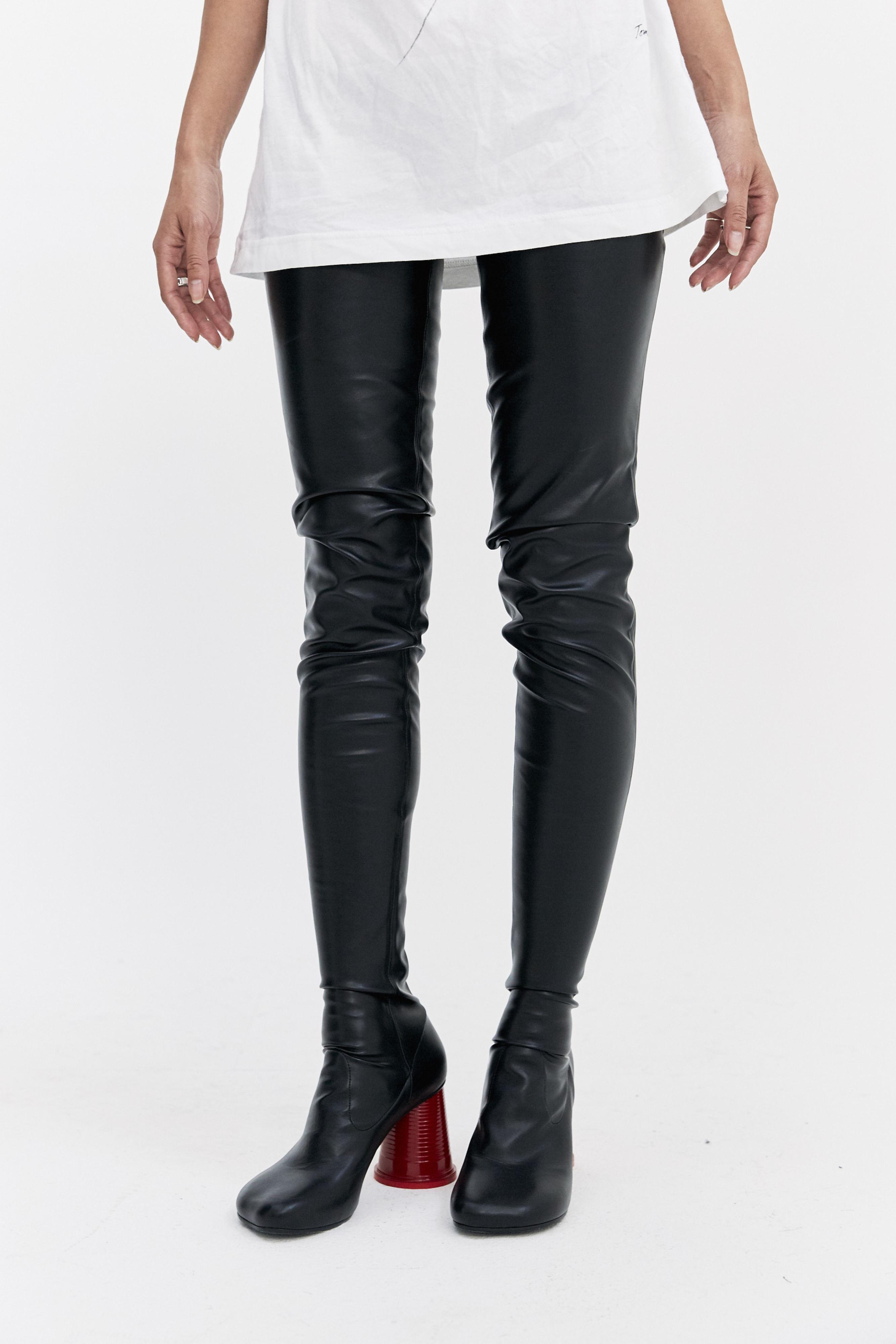 margiela thigh high boots