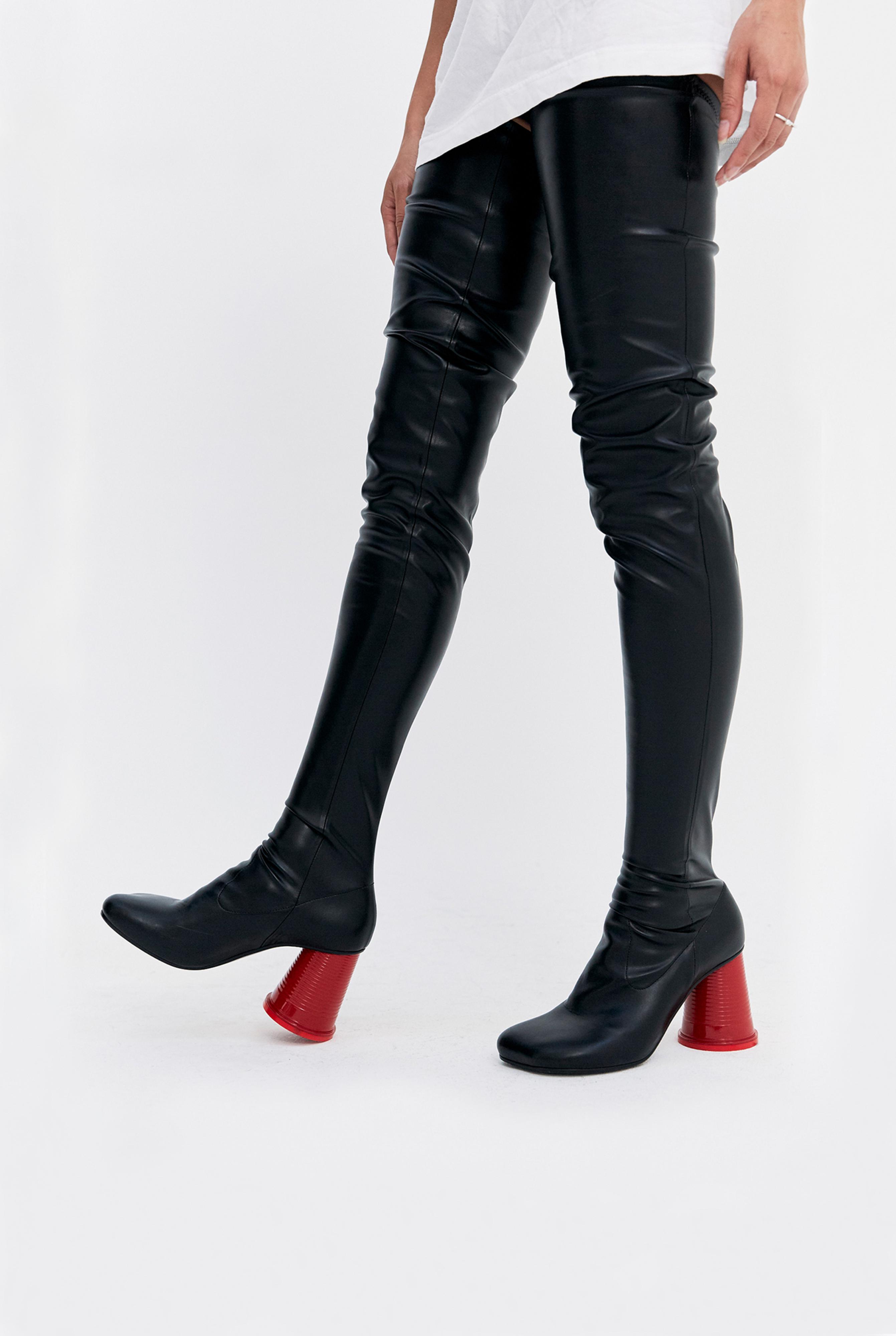 margiela thigh high boots