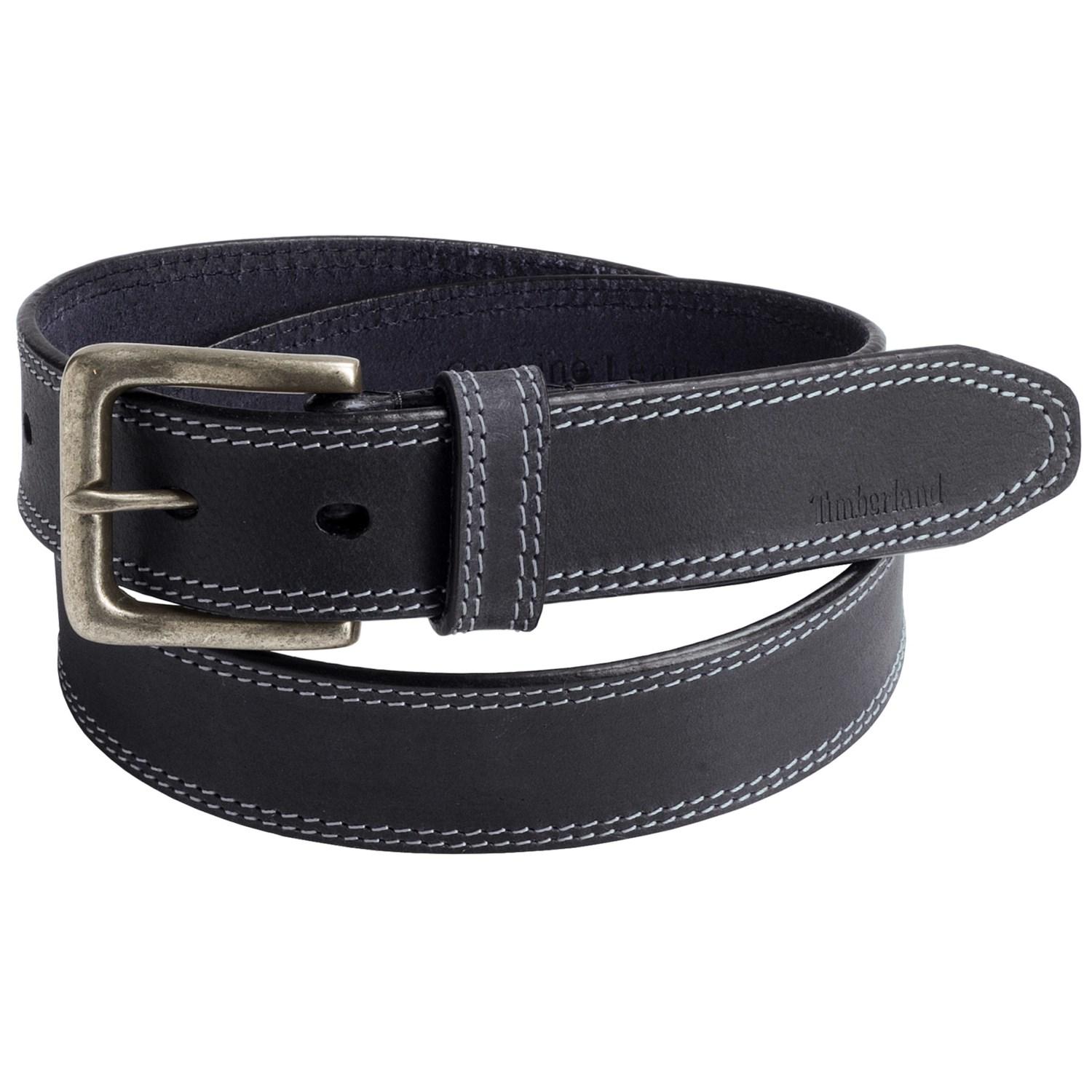 timberland men's leather belt