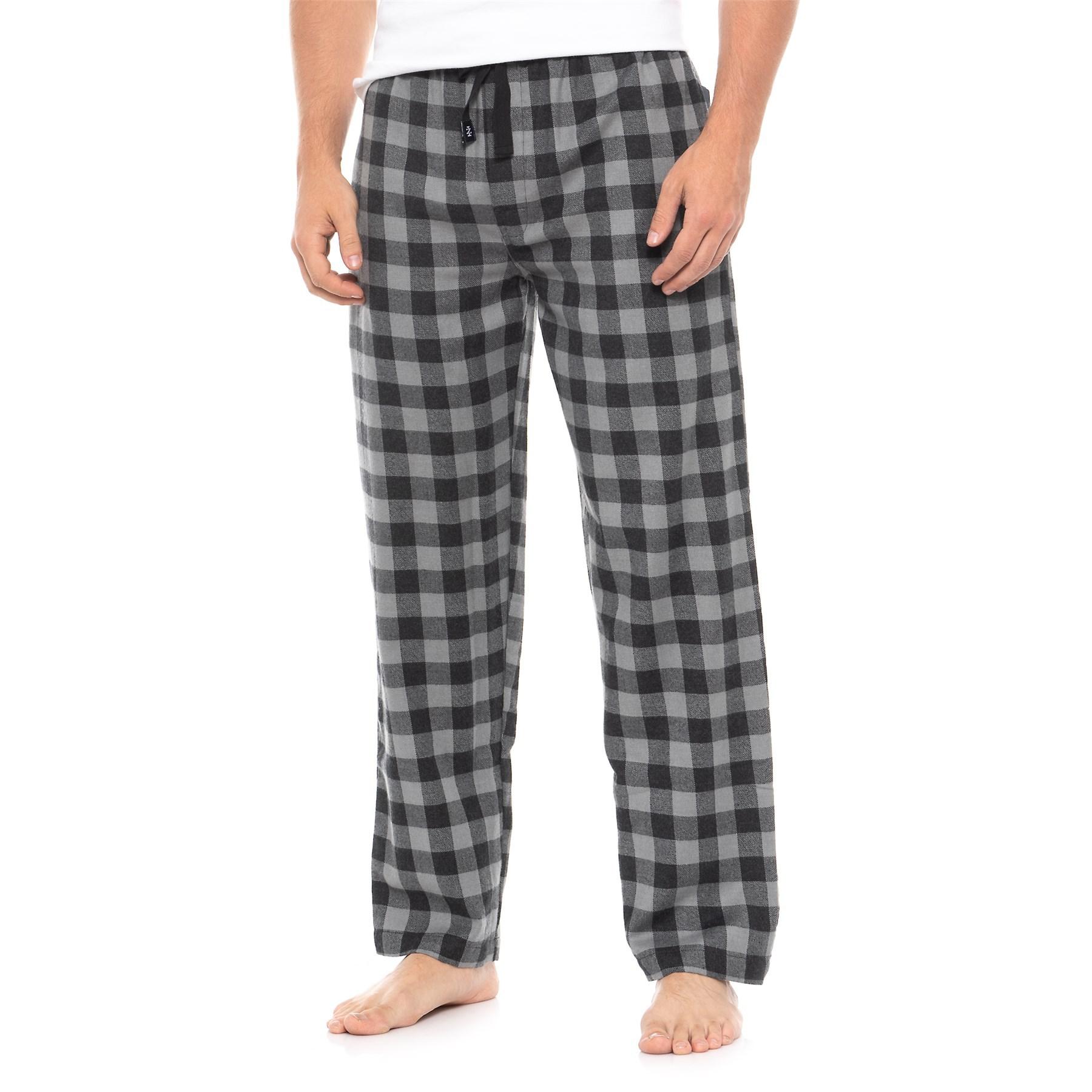Lyst - Izod Heather Yarn-dye Flannel Lounge Pants (for Men) in Gray for Men