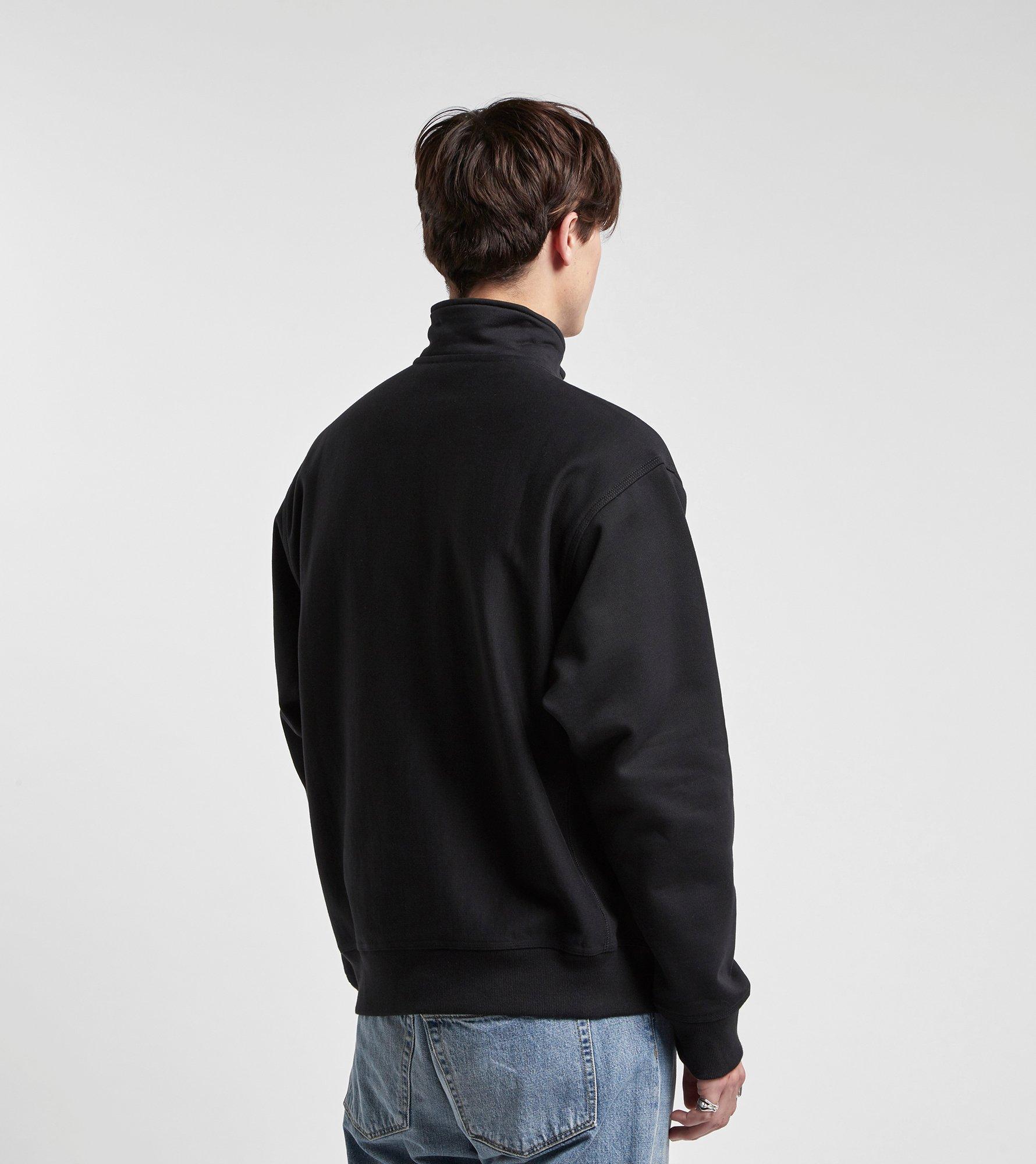 carhartt half zip american script sweatshirt