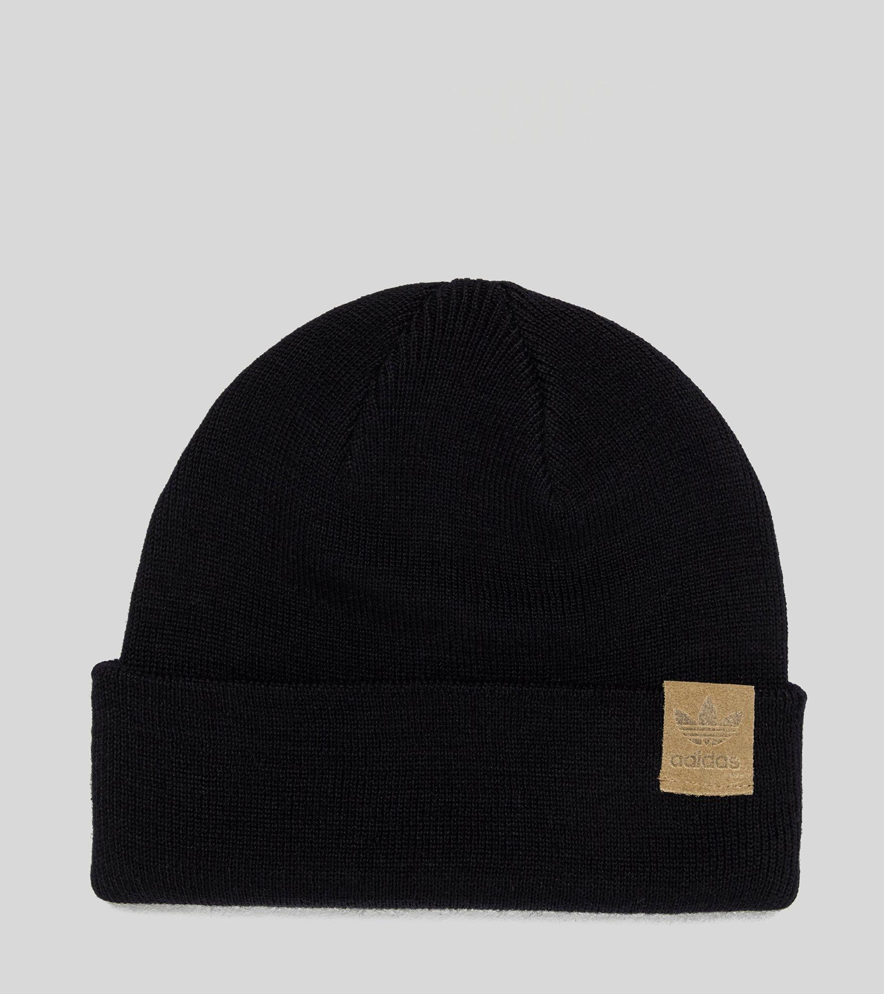 adidas Originals Wool Beanie in Black for Men - Lyst