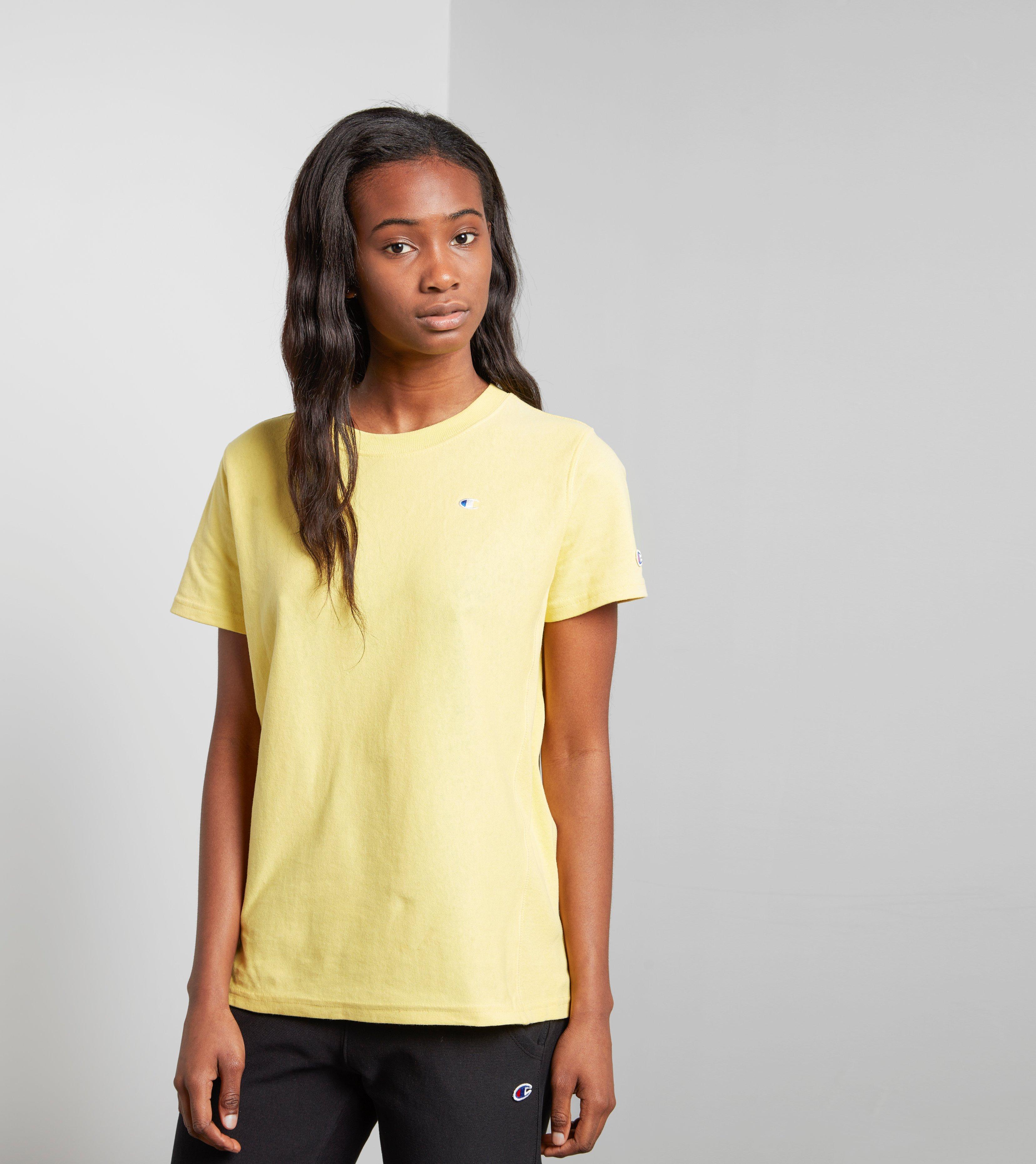 champion yellow shirt womens