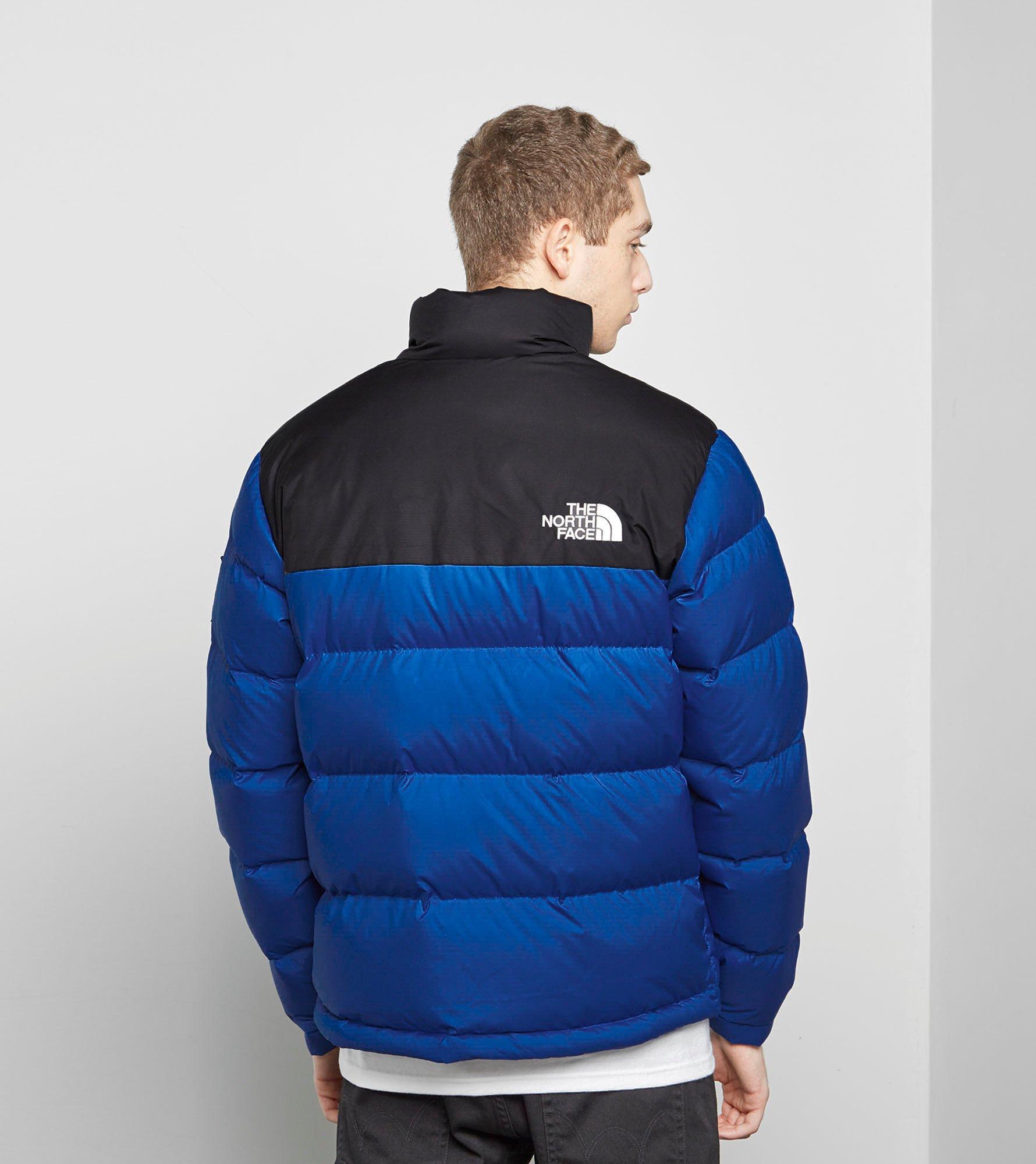 north face blue and black