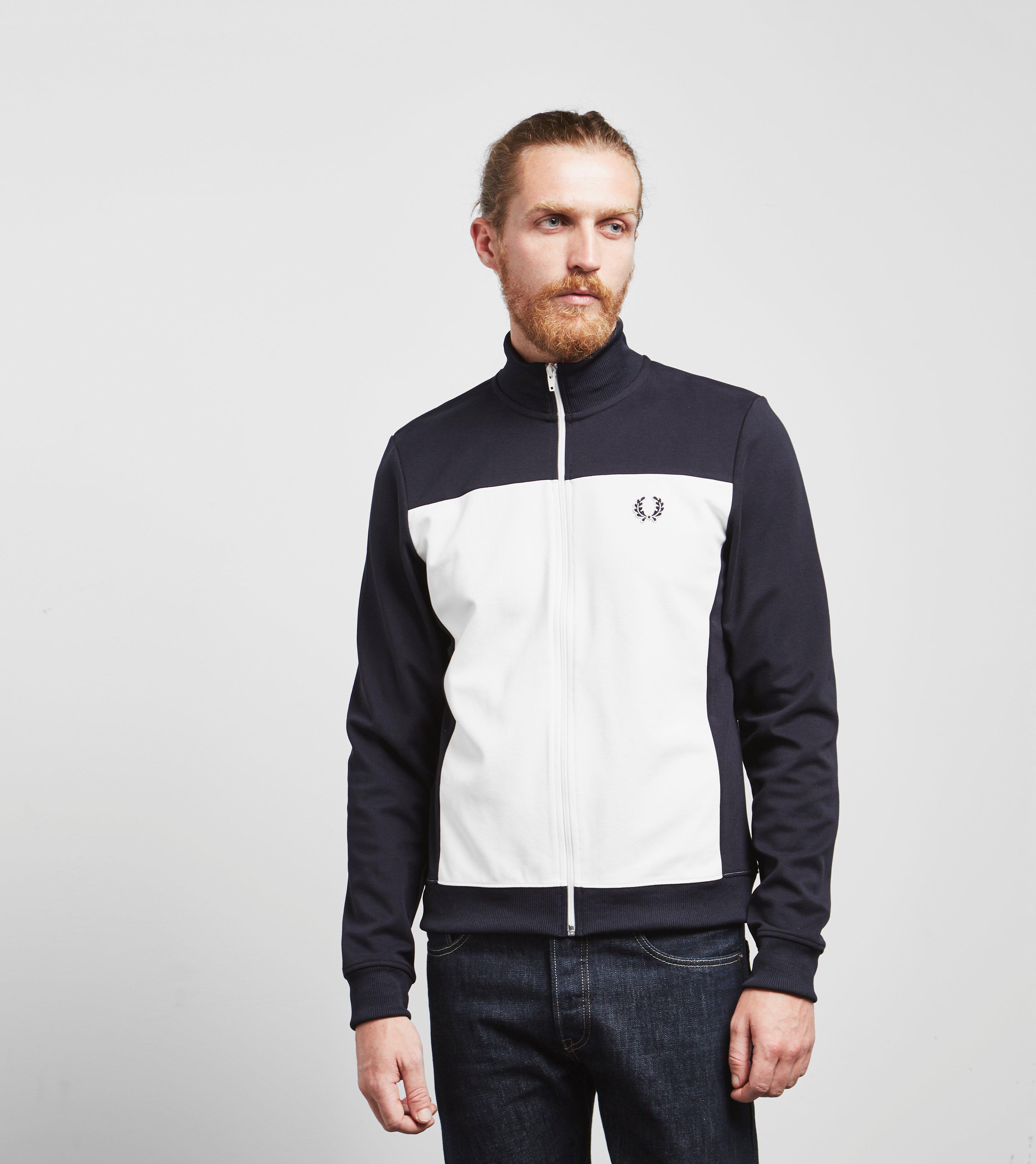 Fred perry Embroidered Track Top in Blue for Men | Lyst