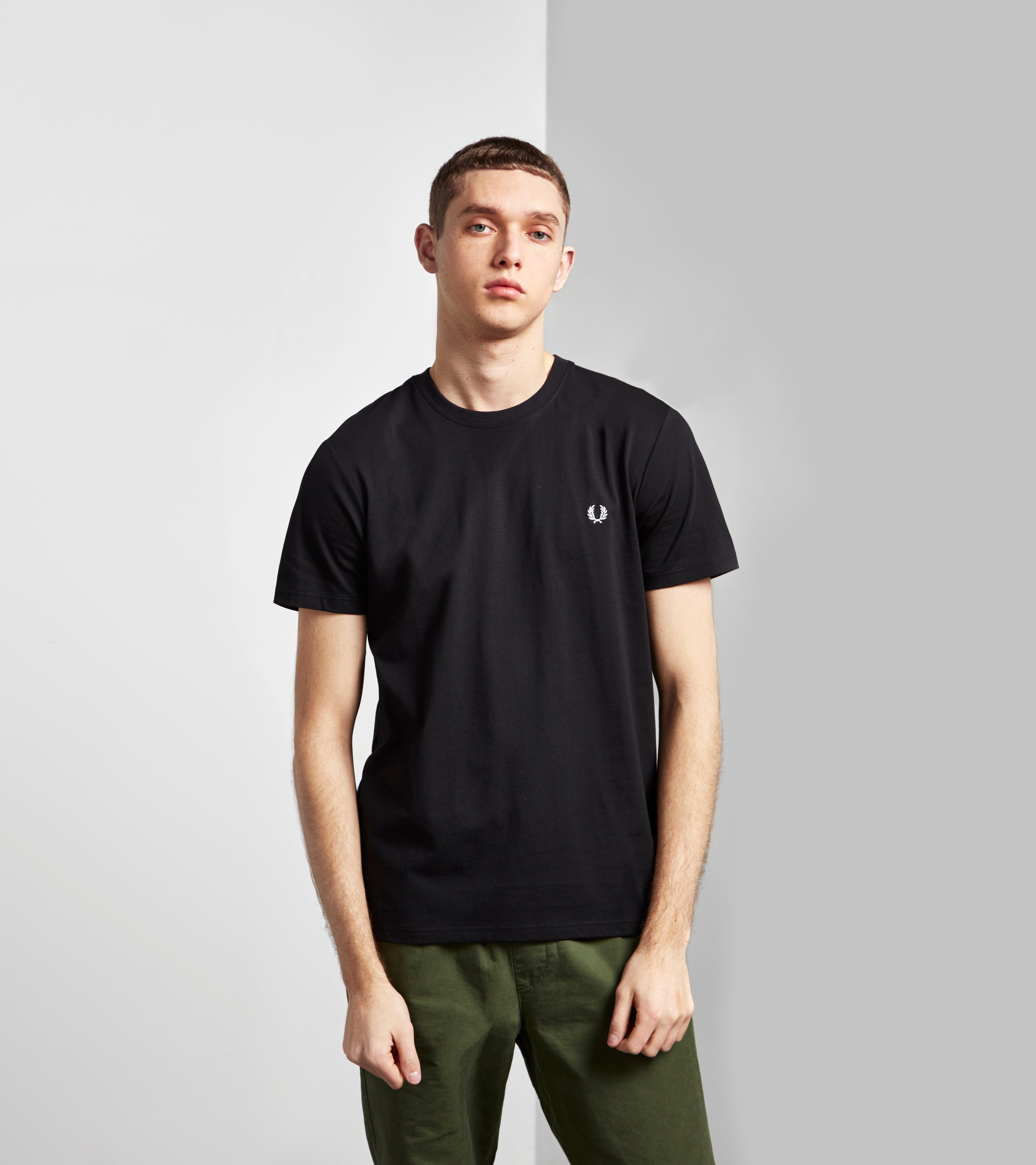 Lyst - Fred Perry Crew Neck T-shirt in Black for Men