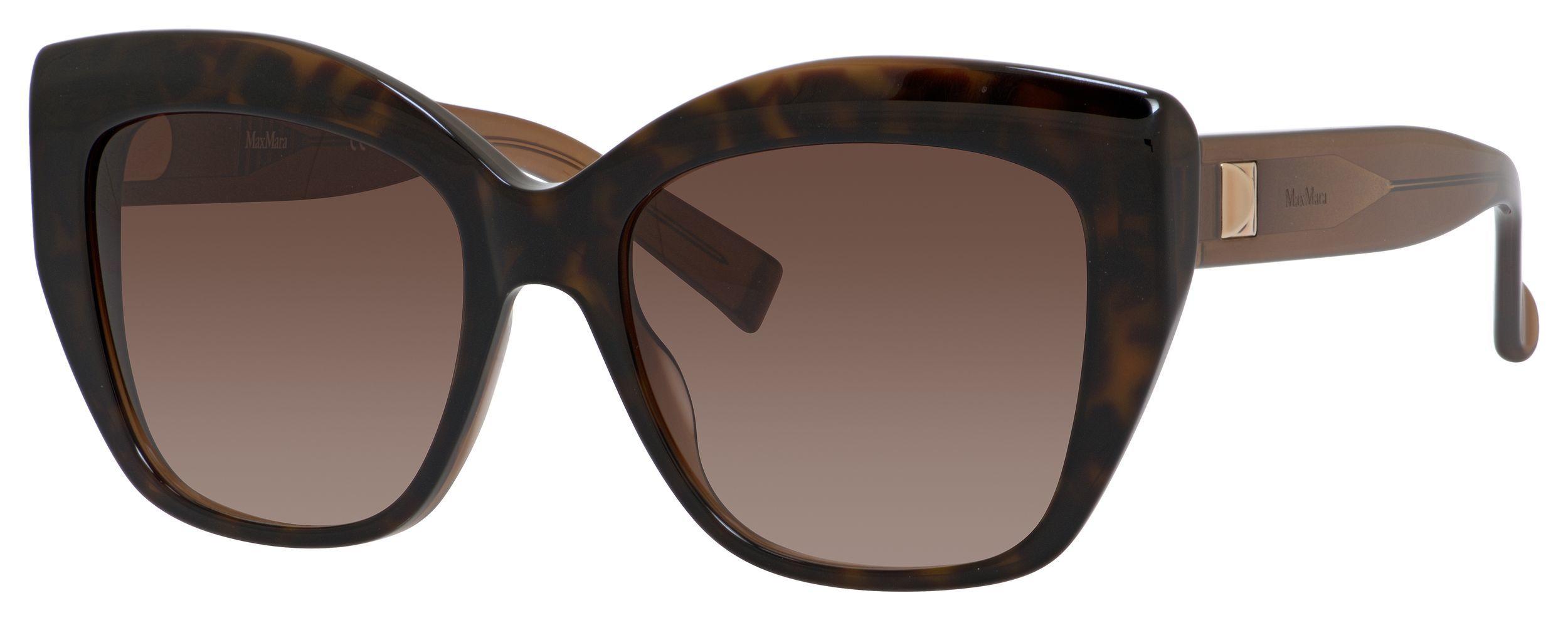 Max Mara Prism Iii/s Cat Eye Sunglasses in Brown - Lyst