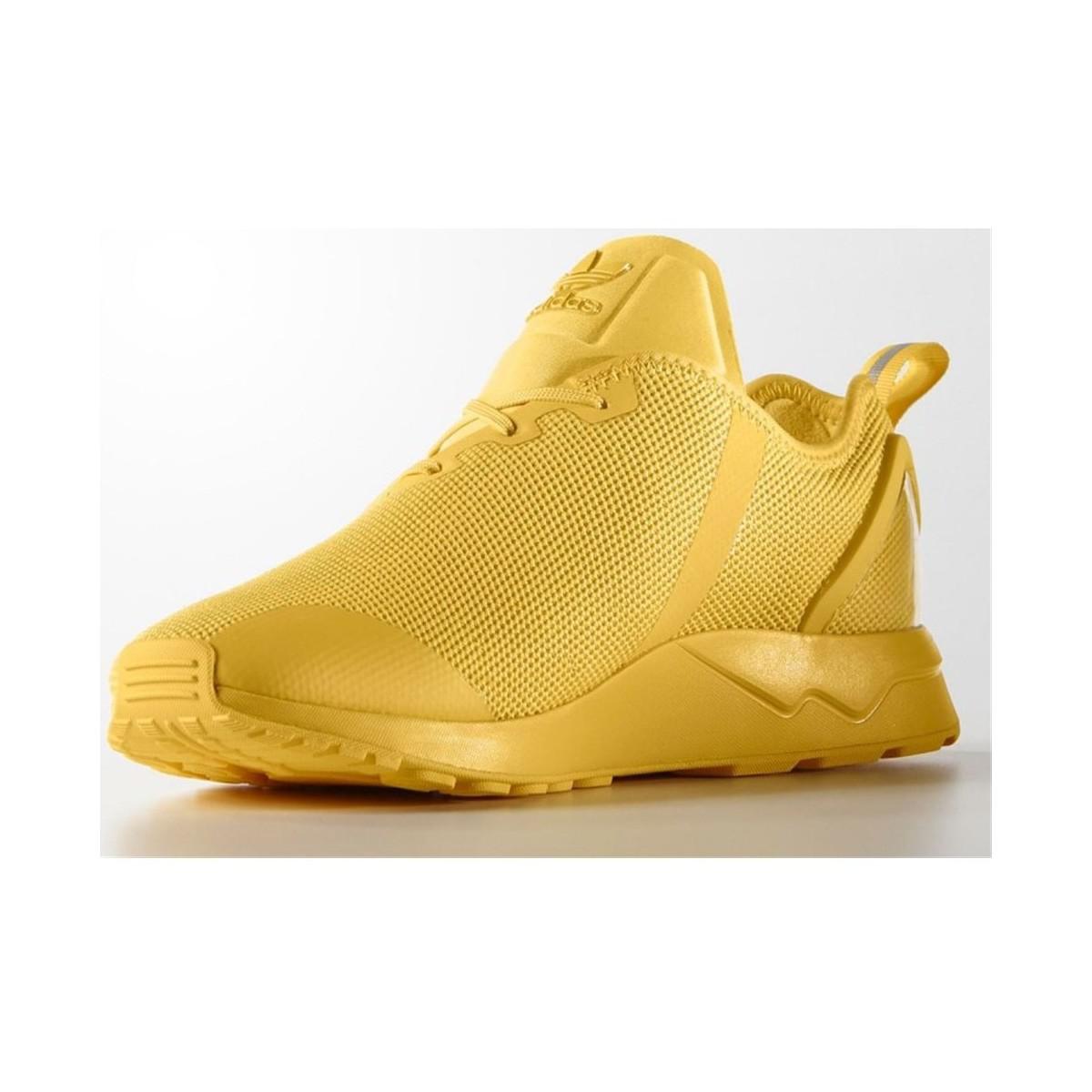 adidas yellow zx flux