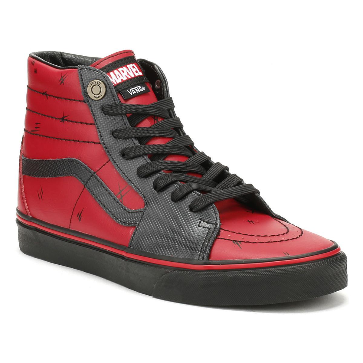 Vans Marvel Deadpool / Black Sk8hi Trainers Women's Shoes