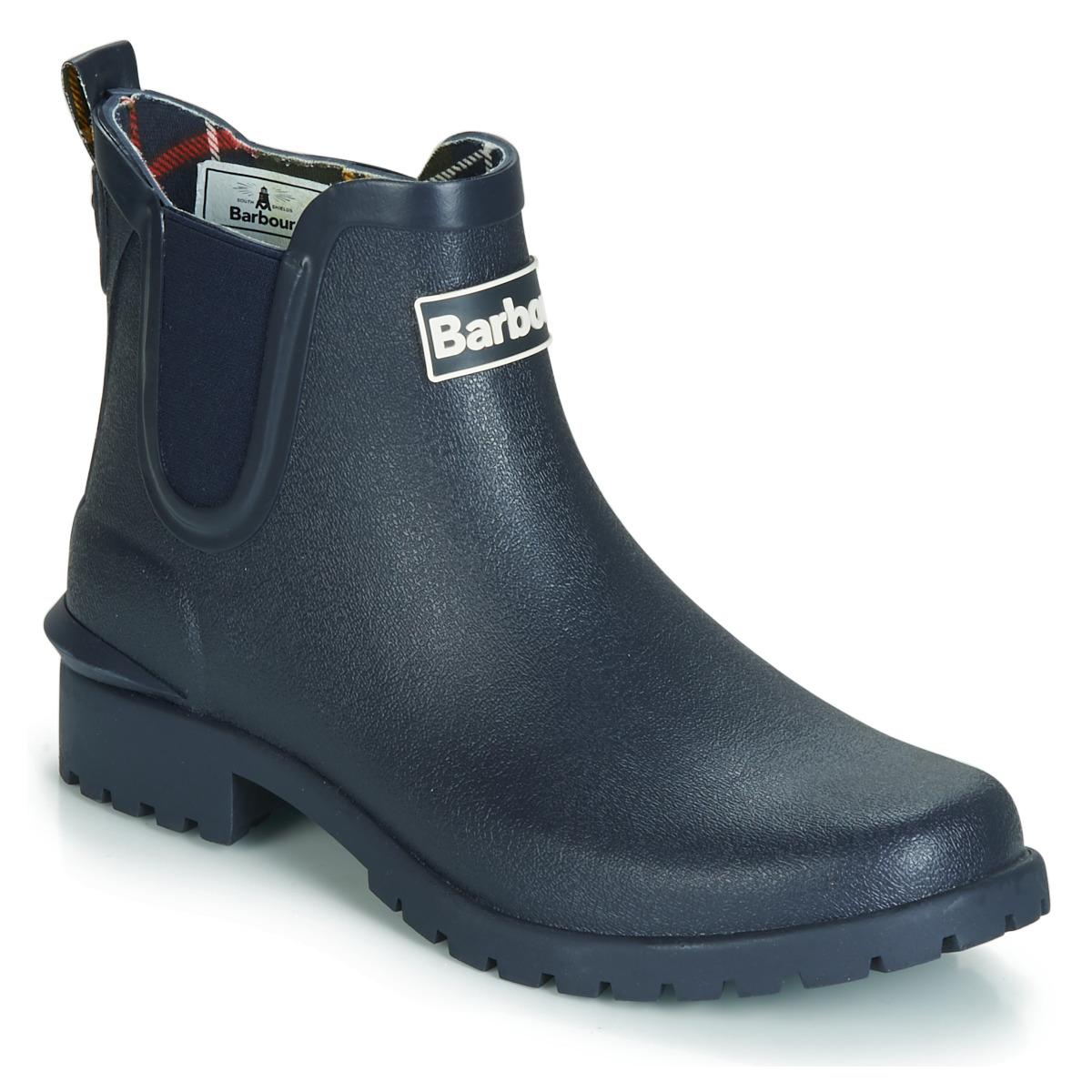 barbour wilton wellingtons navy