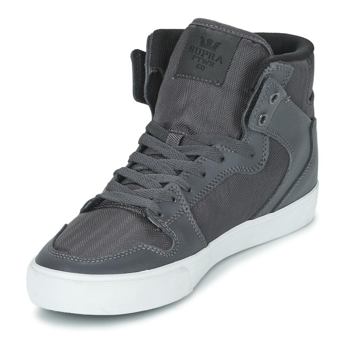Supra Leather Vaider Men�s Shoes (hightop Trainers) In