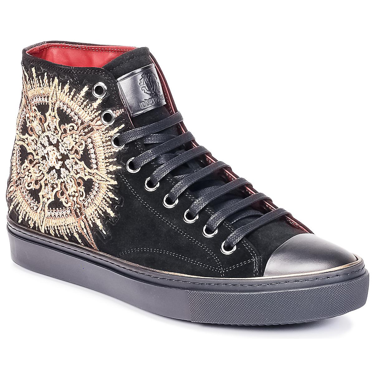 Roberto Cavalli Anero Shoes (high-top Trainers) in Black for Men - Lyst