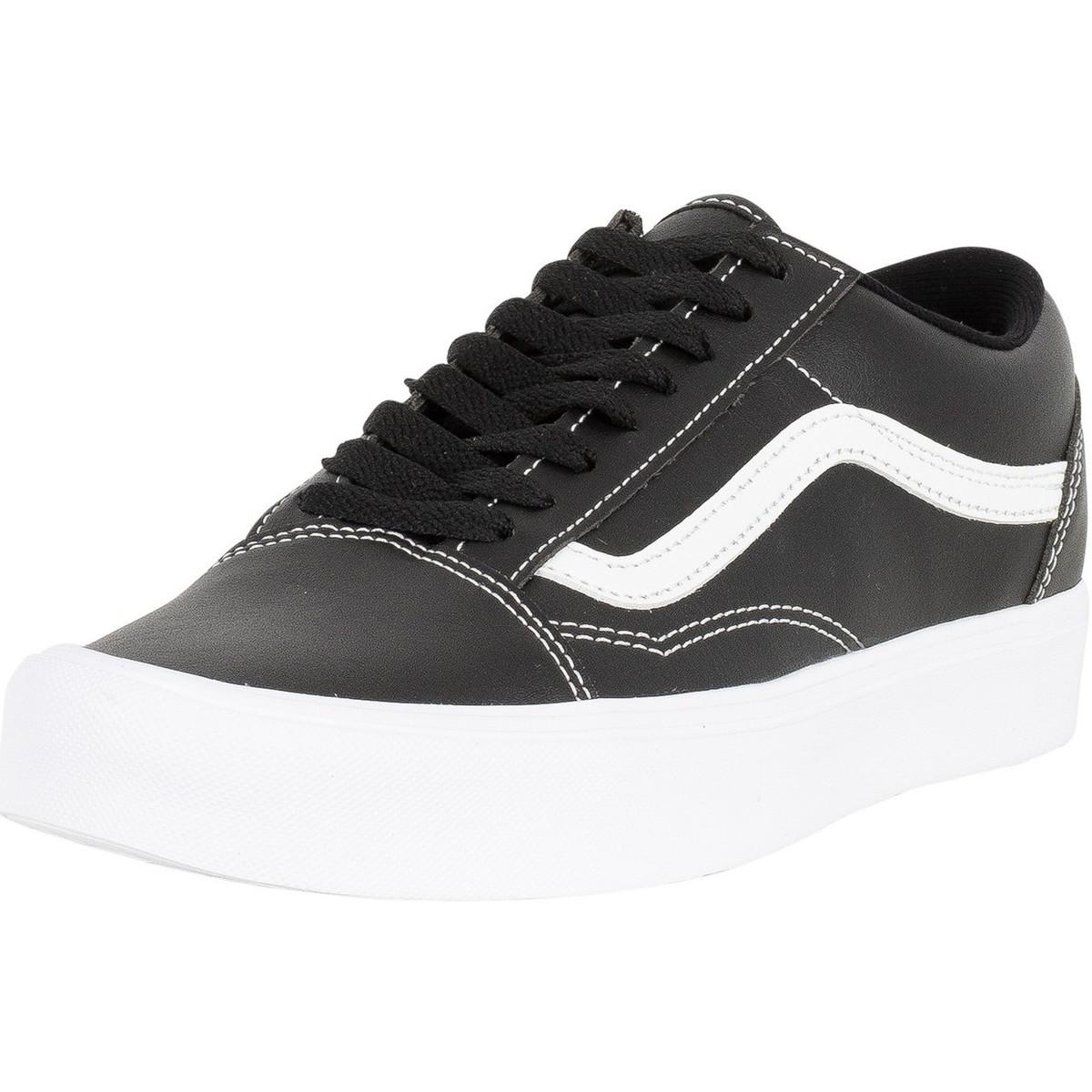 Lyst - Vans Men's Old Skool Lite Classic Tumble Trainers, Black Men's ...