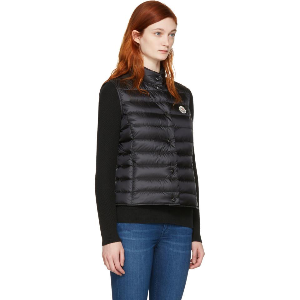 moncler black down liane vest moncler black down liane vest