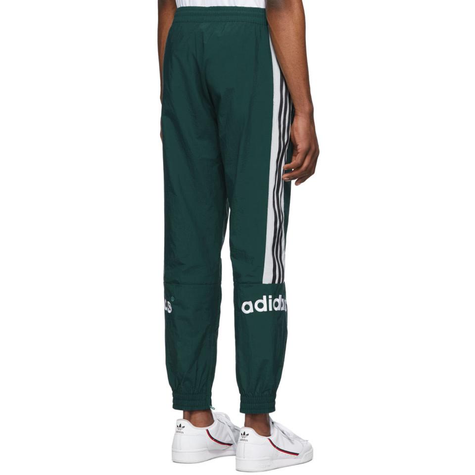 green track pants men