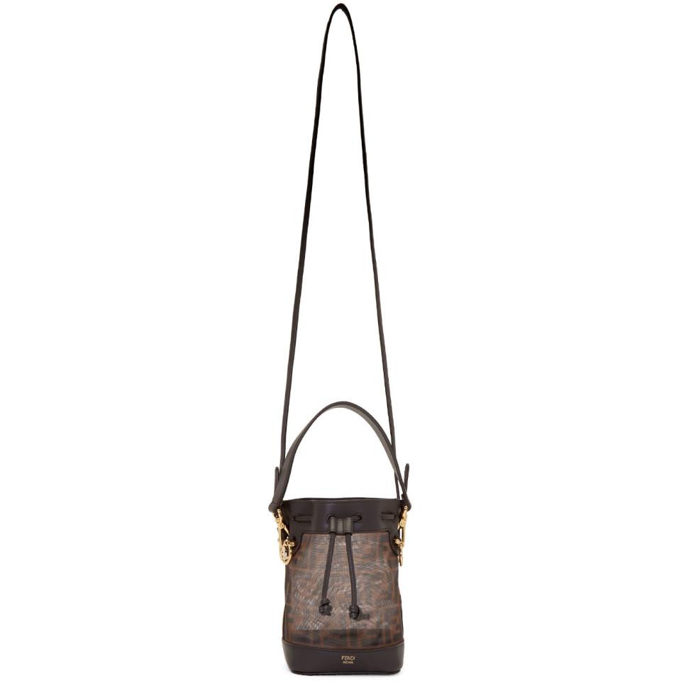 fendi mon tresor mini brown